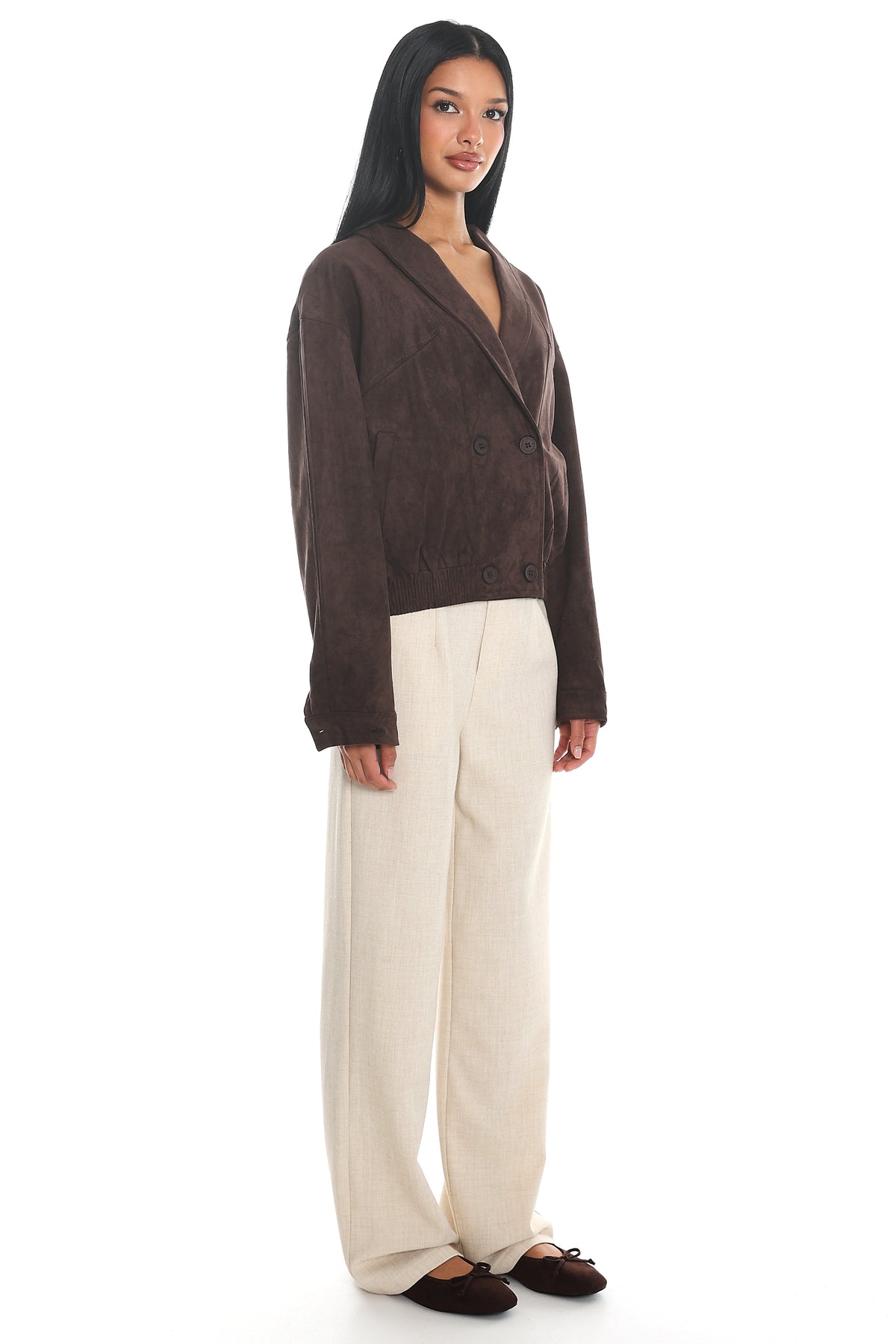 In Disguise Straight Leg Pocket Pants Oatmeal by Selfie Leslie Australia