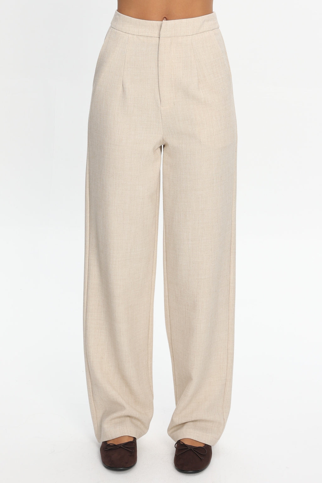 In Disguise Straight Leg Pocket Pants Oatmeal by Selfie Leslie Australia