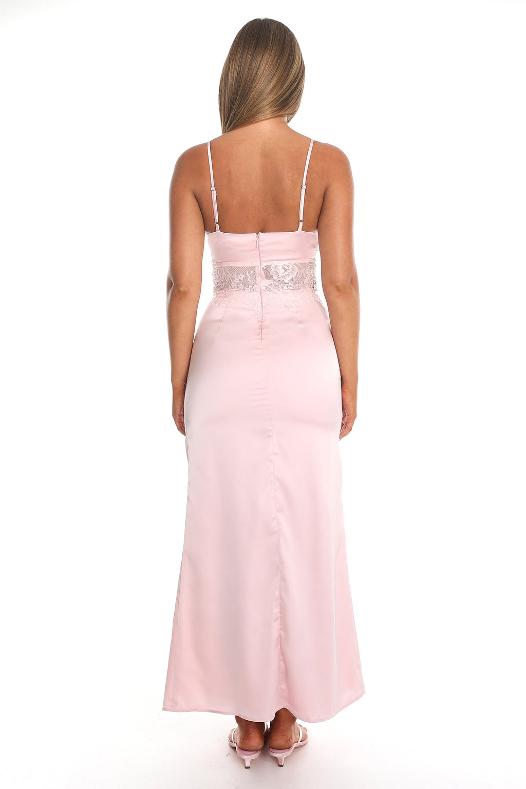 Dream Drifter Lace Maxi Dress Pink