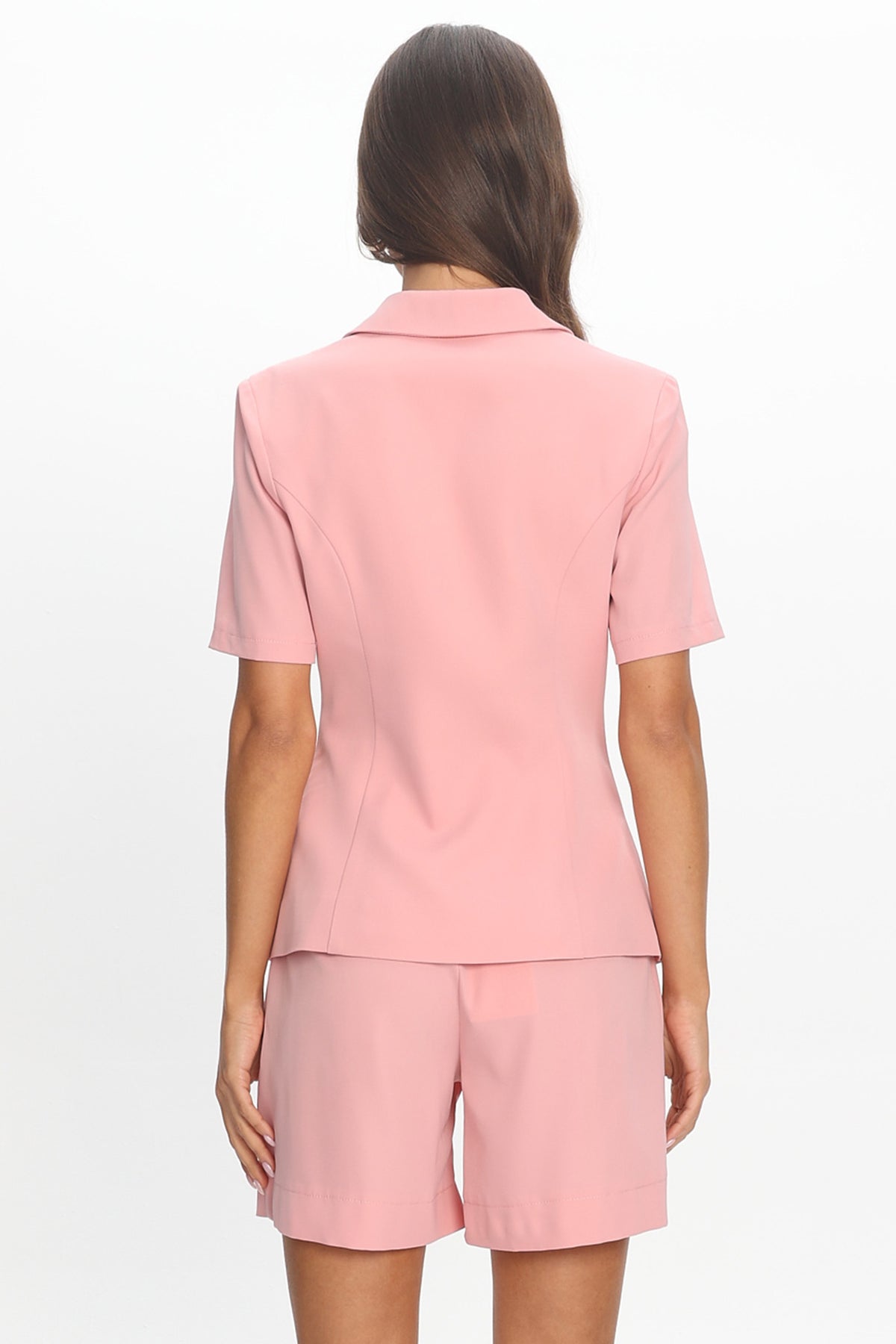 Impala Pleated Tailored Shorts Pink