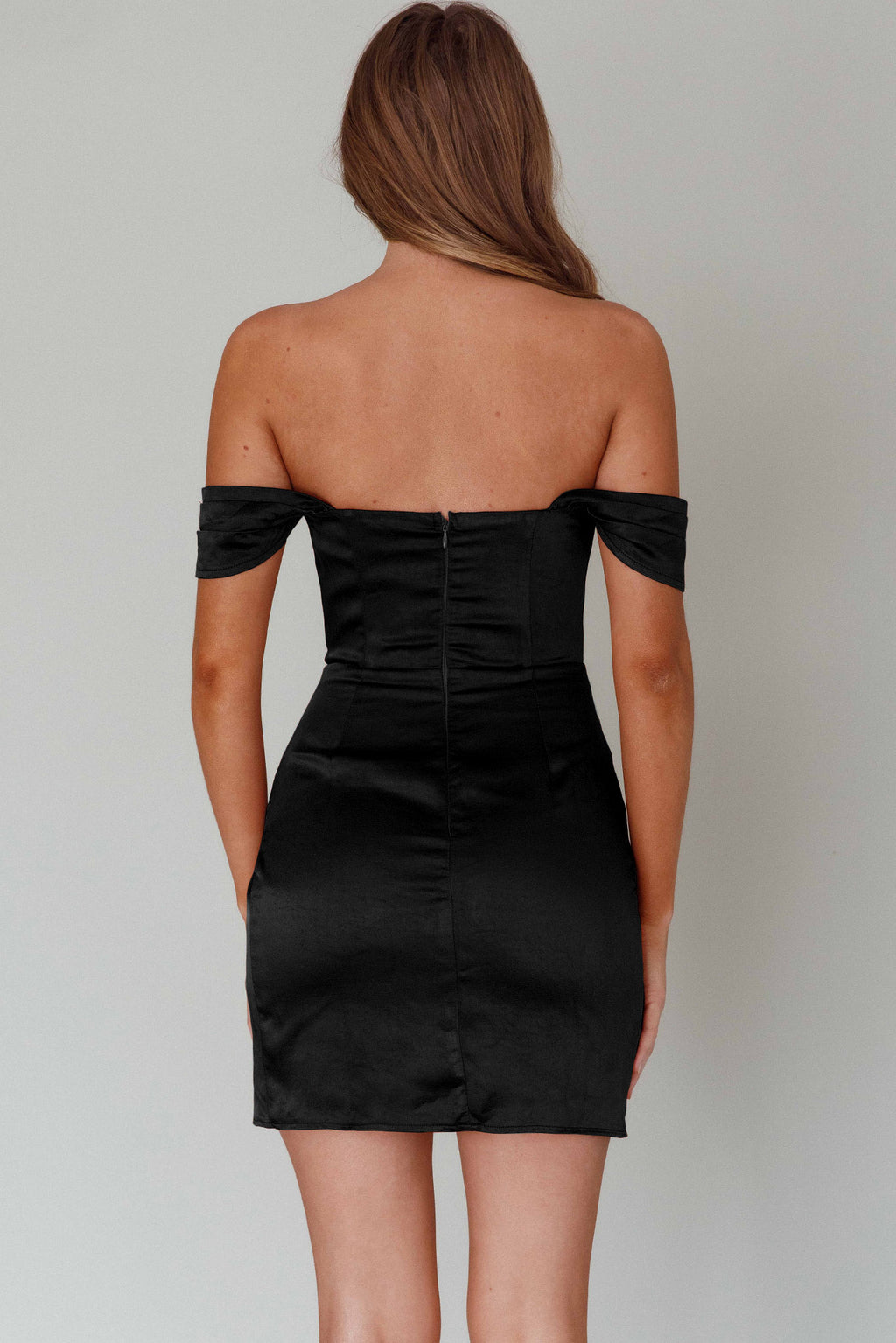 Night To Remember Off-Shoulder Dress Black by Selfie Leslie Australia