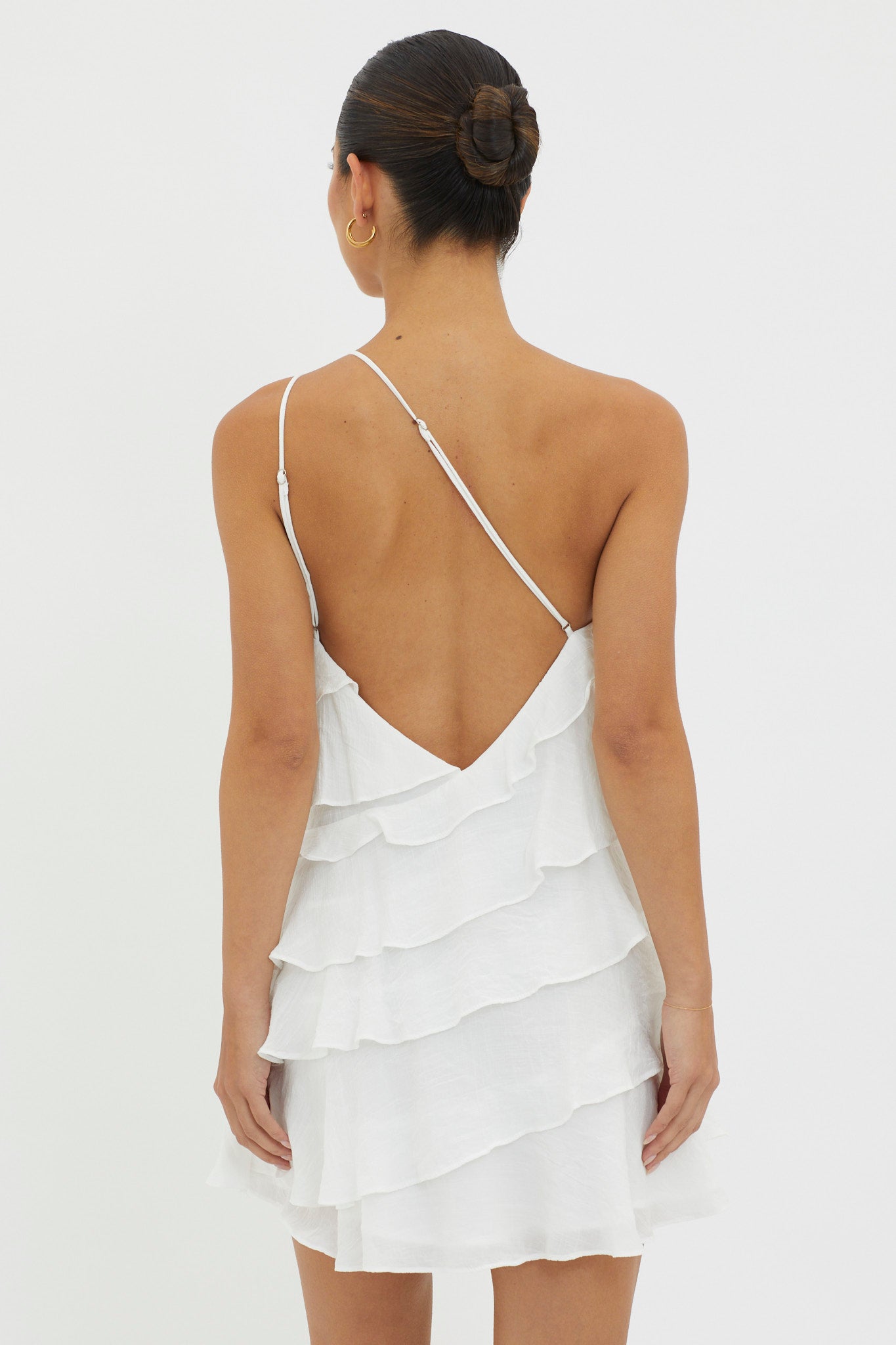 white frill dress zara Shoulder Zara Ruffle Dress Extra Small Size Dresses Verona Off-Shoulder Sweet and stylish Zara Frfrl Halter Elbise |