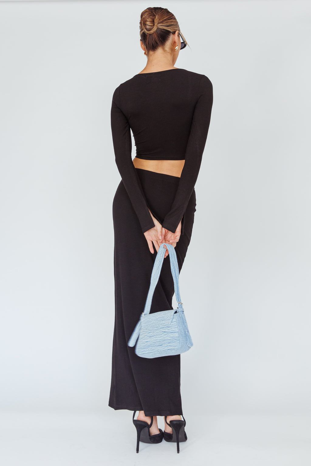 Lauryn Stretch Maxi Skirt Black by Selfie Leslie Australia