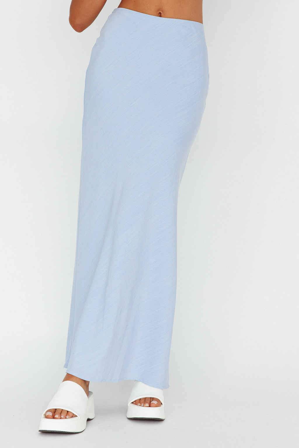 Coast To Coast Maxi Skirt Blue by Selfie Leslie Australia