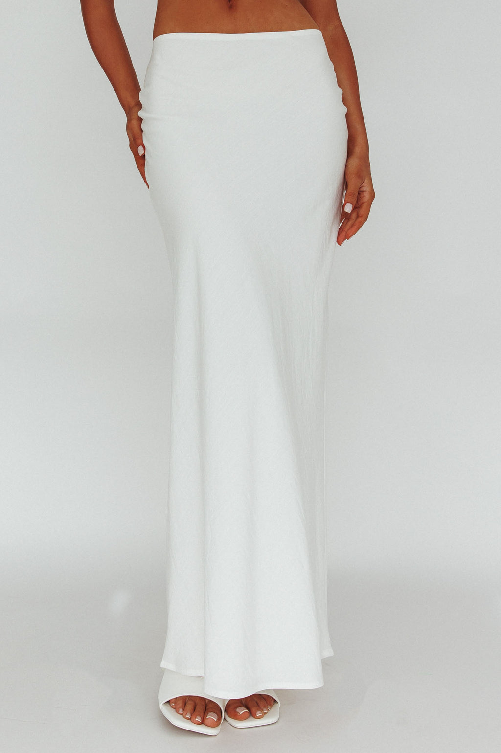 Coast To Coast Maxi Skirt White by Selfie Leslie Australia