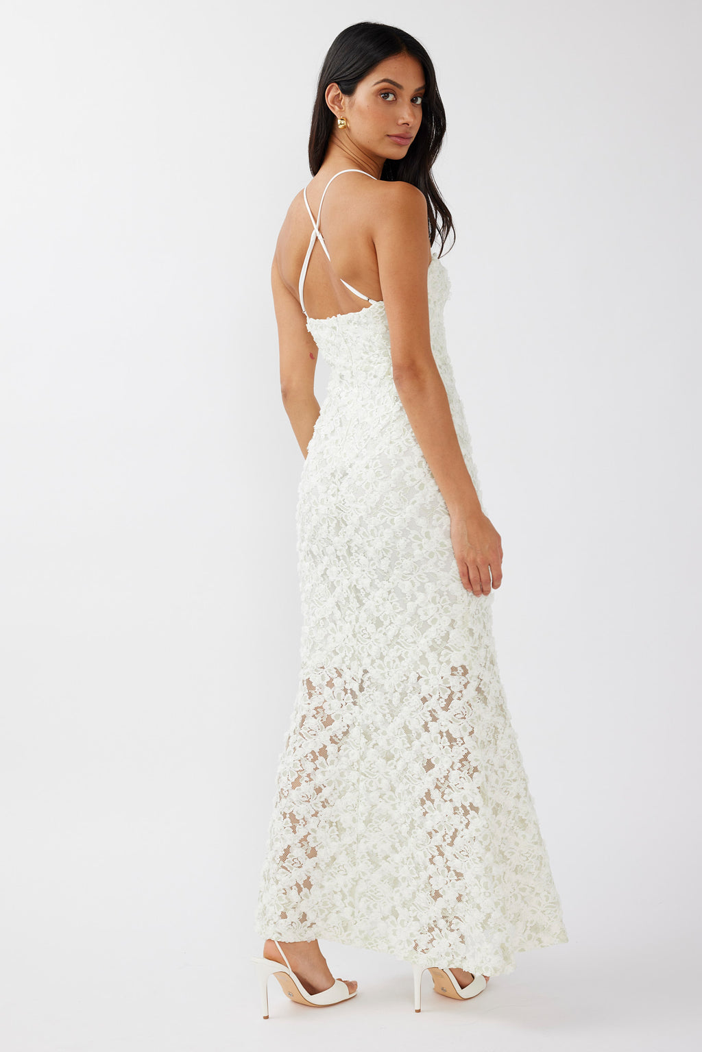 New Beginnings Sweetheart Neckline Lace Dress Mint by Selfie Leslie Australia