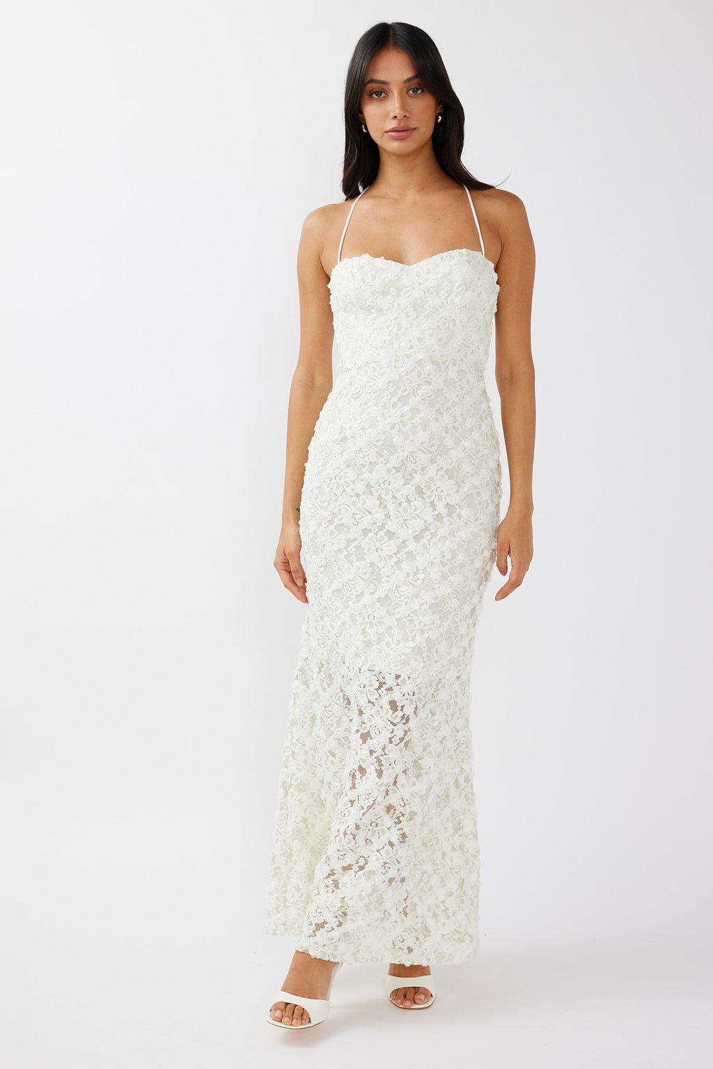New Beginnings Sweetheart Neckline Lace Dress Mint by Selfie Leslie Australia