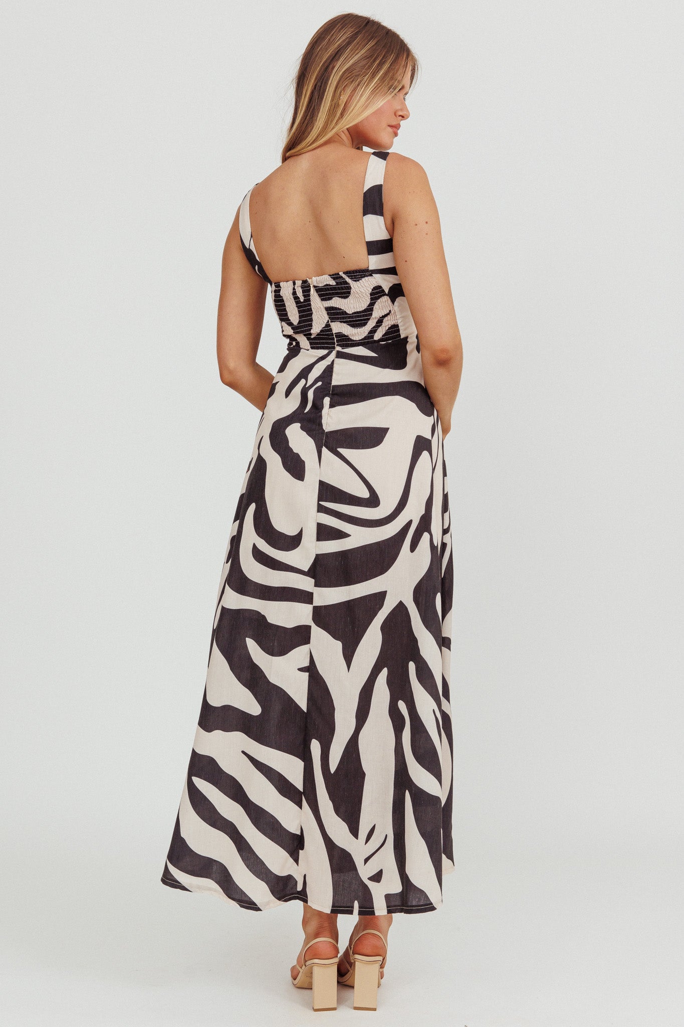 Colette A-Line Maxi Dress Black by Selfie Leslie Australia