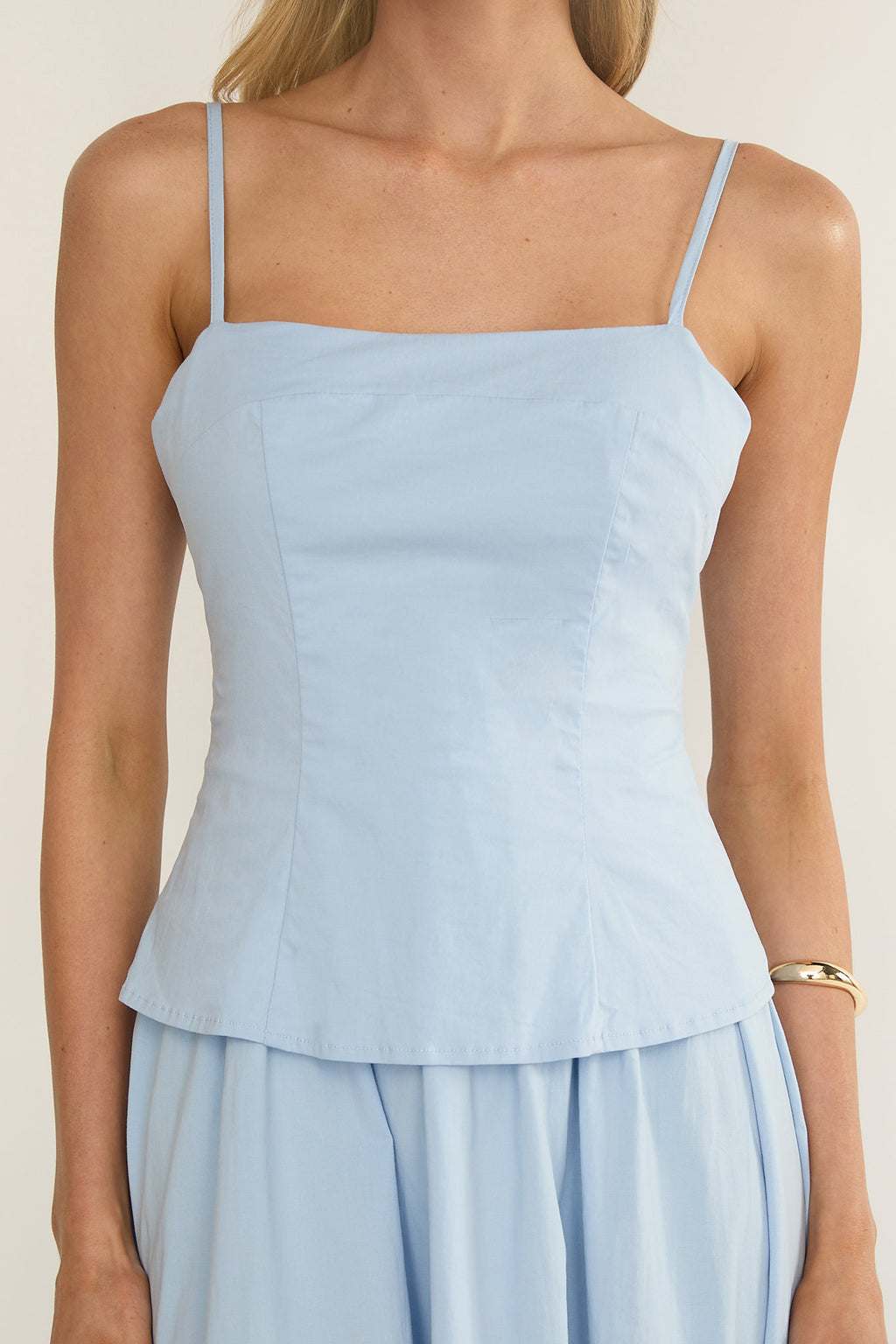 Antonita Cami Strap Maxi Dress Blue by Selfie Leslie Australia