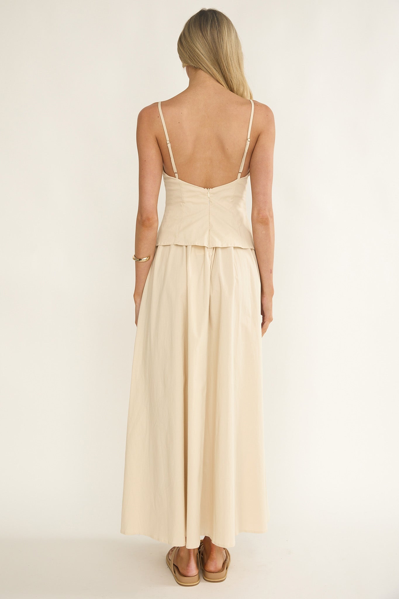 Antonita Cami Strap Maxi Dress Stone by Selfie Leslie Australia