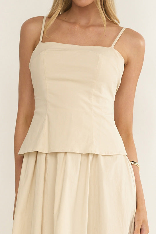Antonita Cami Strap Maxi Dress Stone by Selfie Leslie Australia