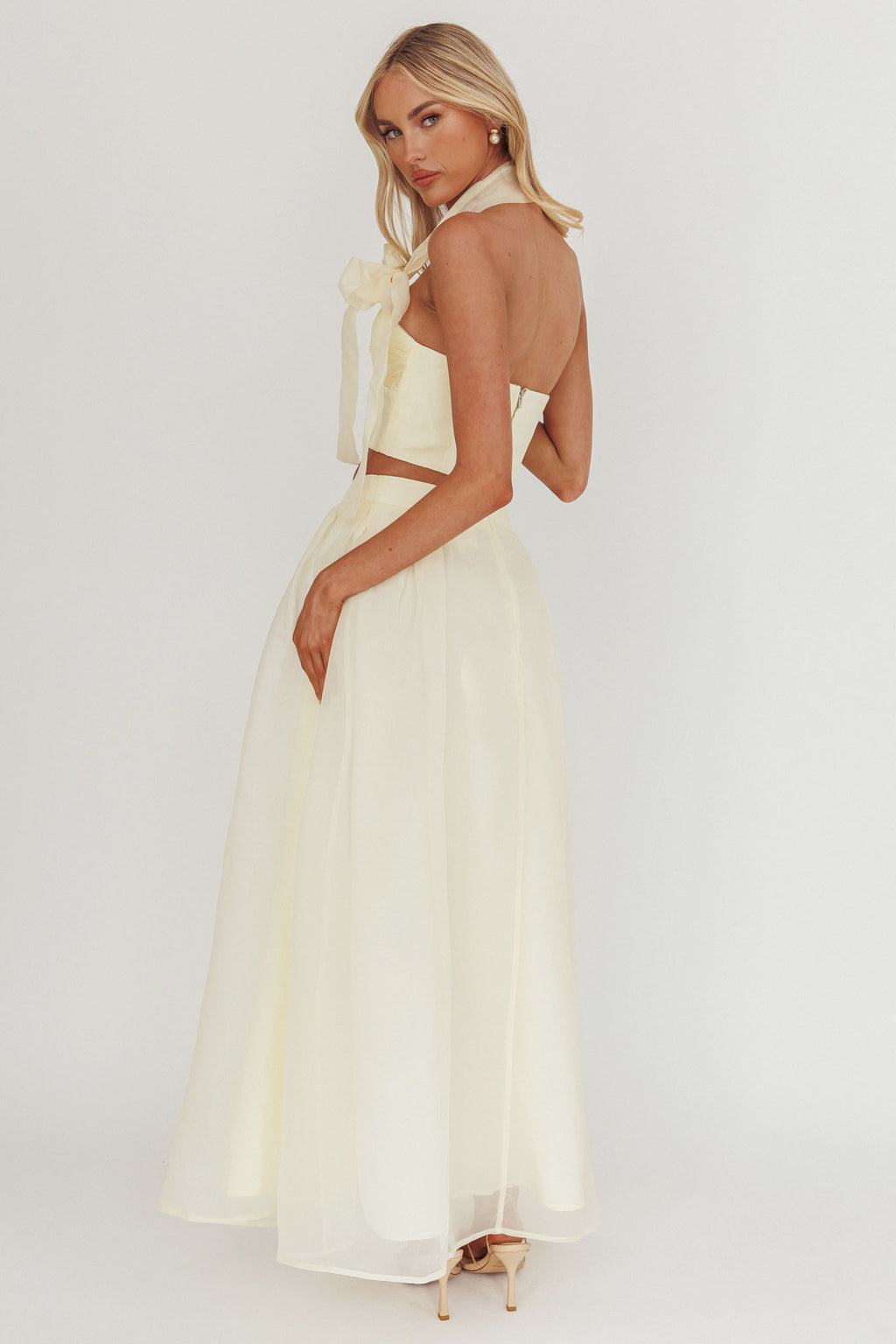 Simple Things Organza Maxi Skirt Butter by Selfie Leslie Australia