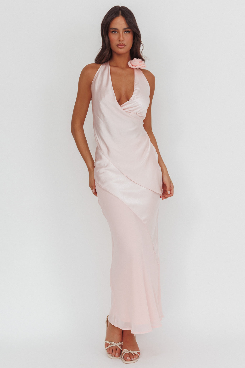 Easy Love Contrast Maxi Skirt Pink by Selfie Leslie Australia