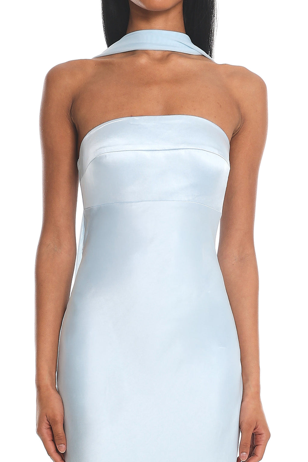 Lior Detachable Shoulder Maxi Dress Blue by Selfie Leslie Australia