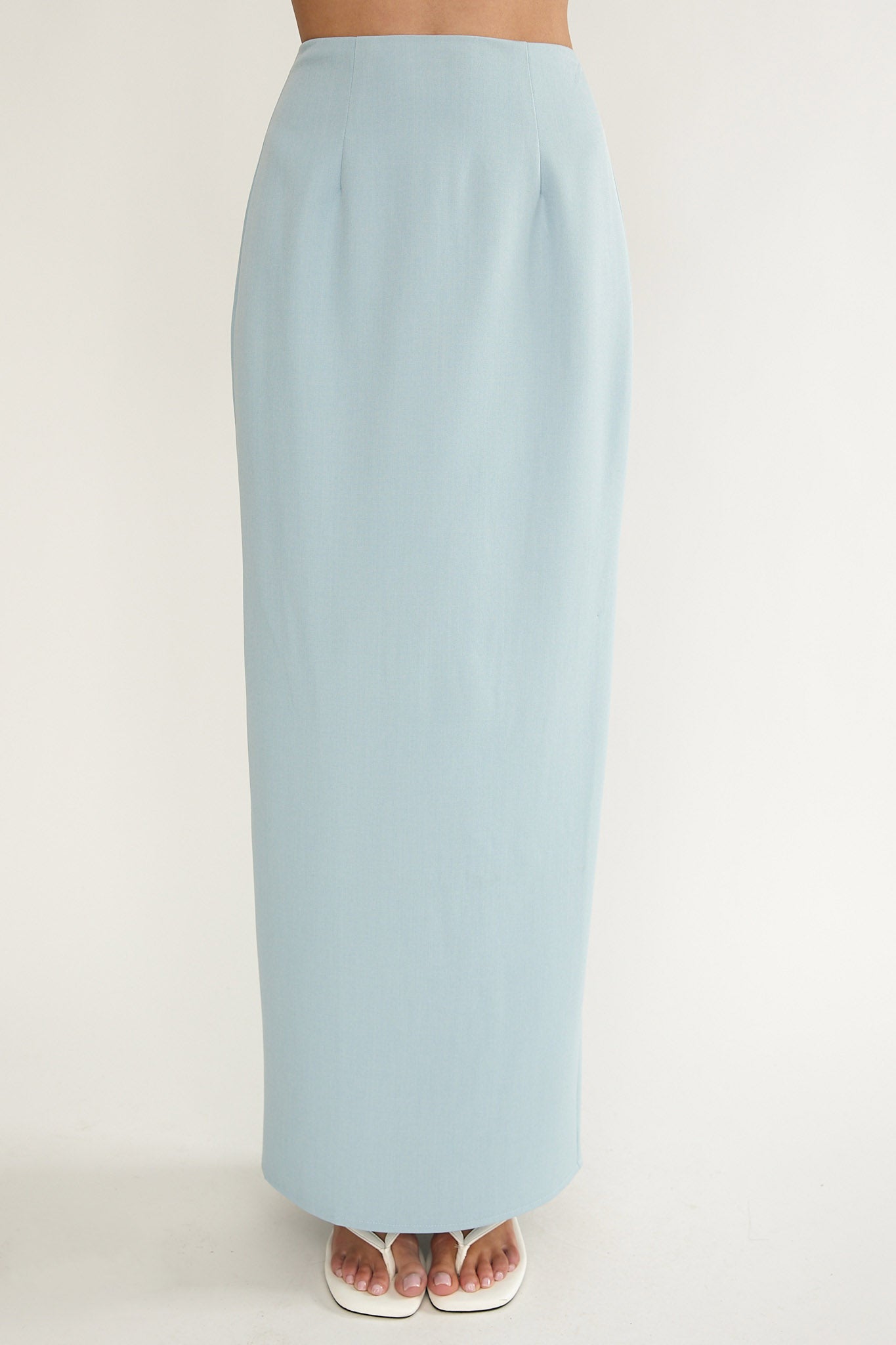 Maelie Column Maxi Skirt Blue by Selfie Leslie Australia