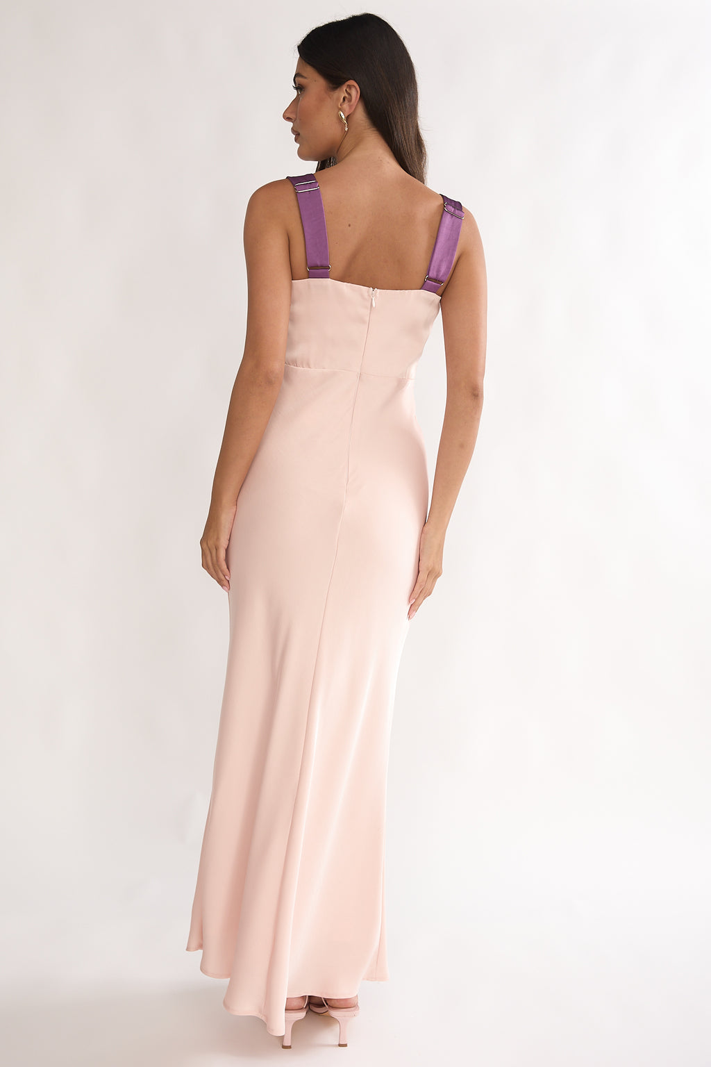 Elowra Bow Bust Maxi Dress Pink by Selfie Leslie Australia