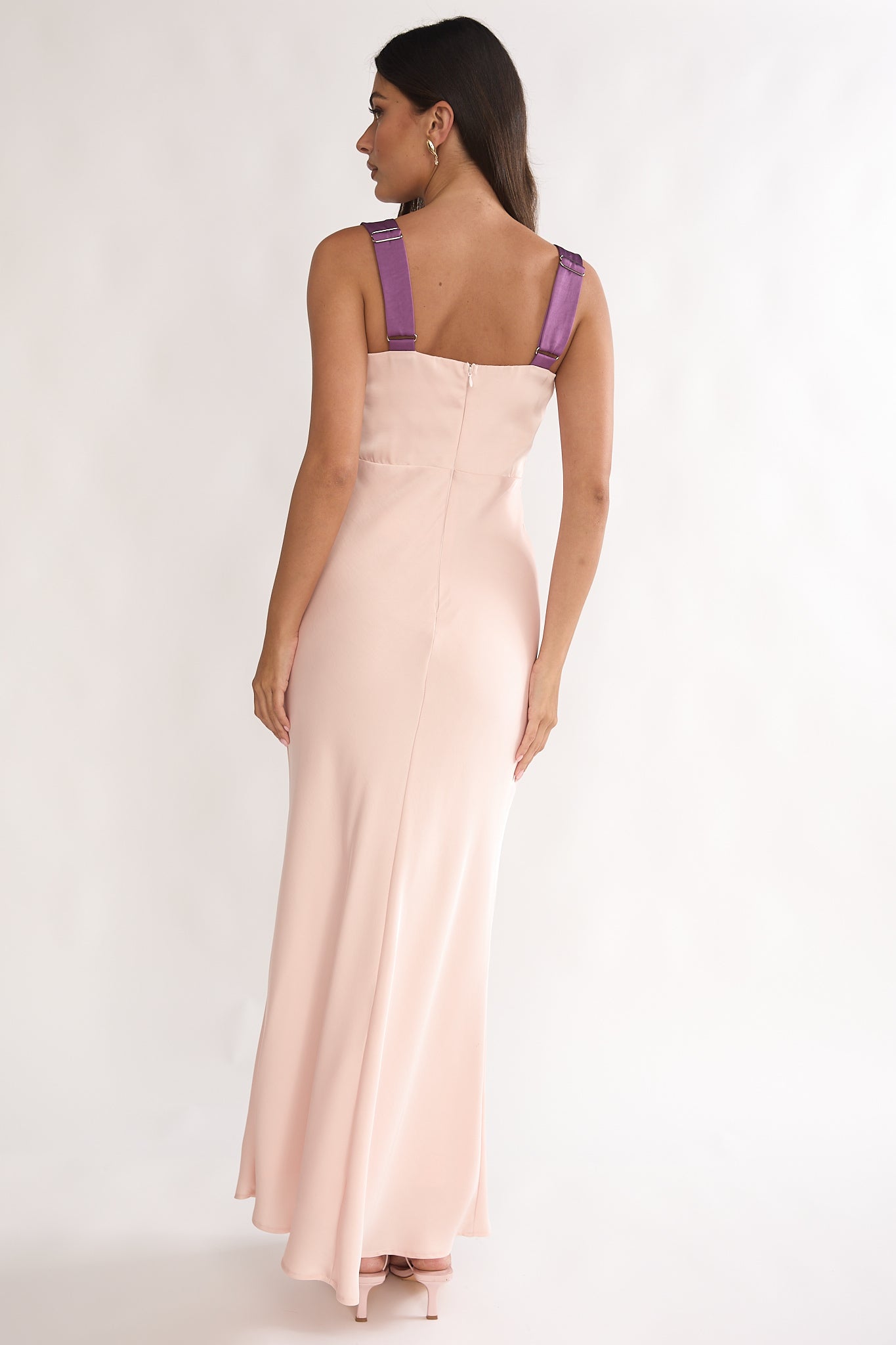 Elowra Bow Bust Maxi Dress Pink by Selfie Leslie Australia