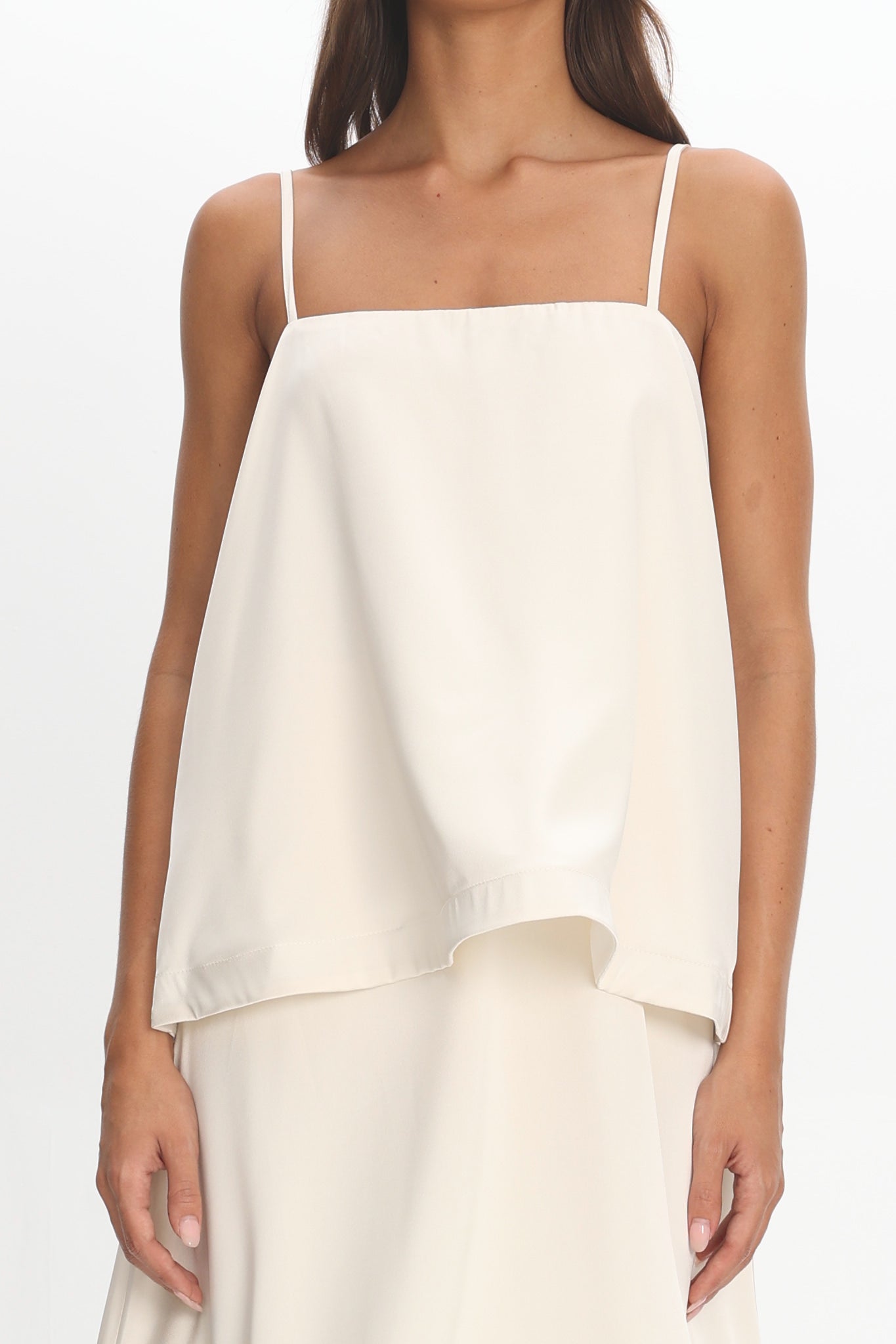 Morning Ray Layered Maxi Dress Ivory by Selfie Leslie Australia