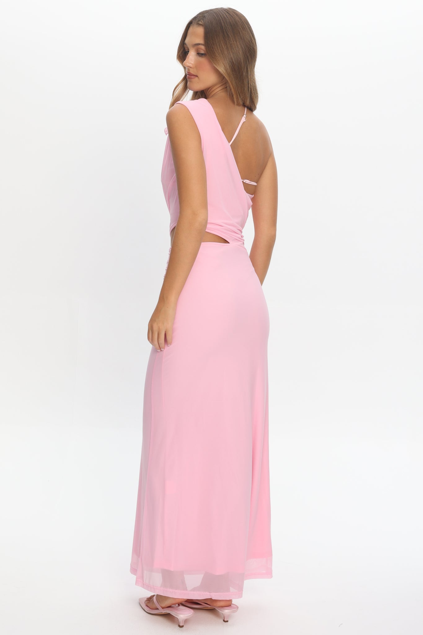 Out Loud Cut-Out Drape Maxi Dress Cheek by Selfie Leslie Australia