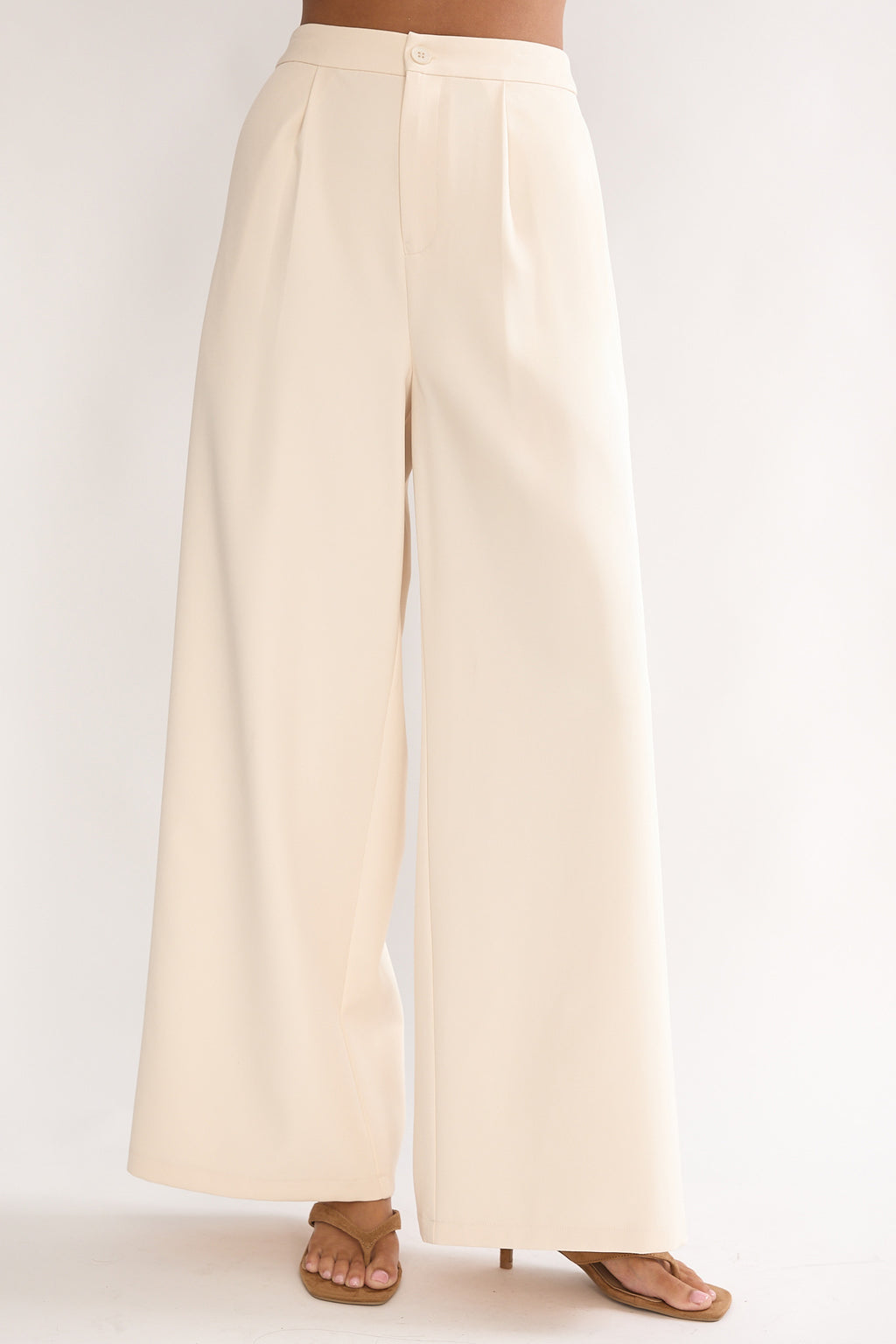 Florene Strapless Split Scarf Pants Vanilla by Selfie Leslie Australia