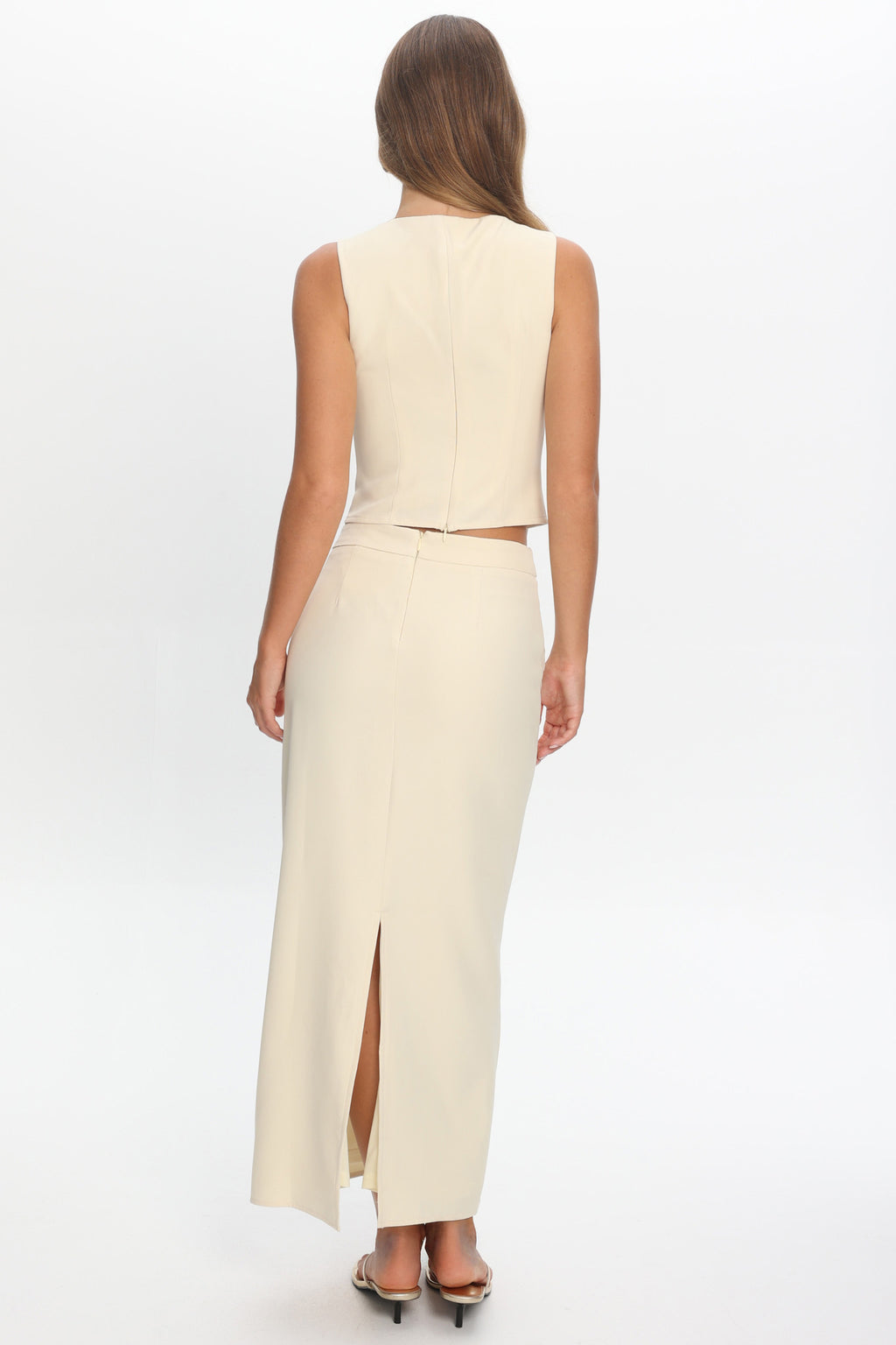 Sunday Moment Buckle Waist Skirt Butter