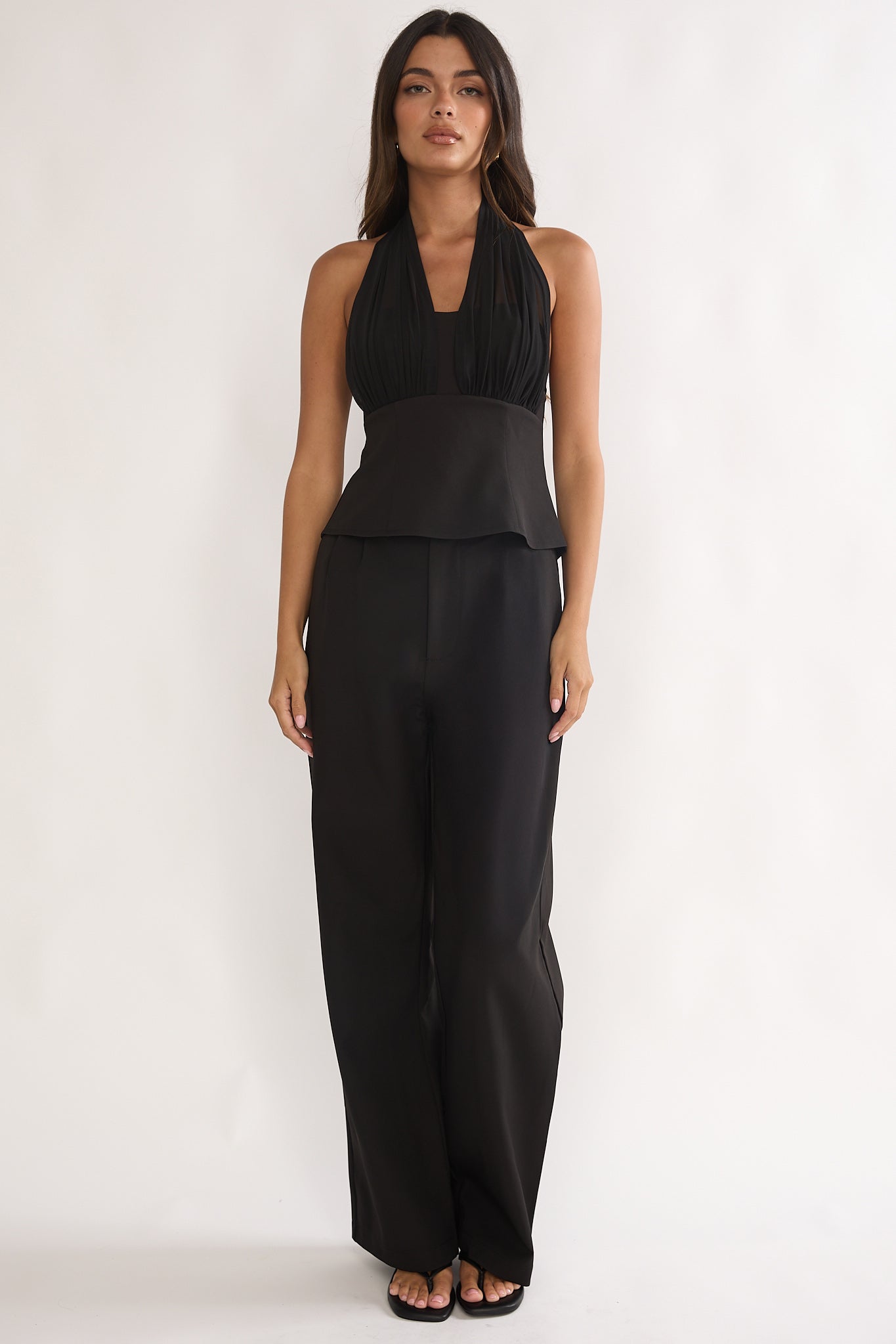 Meri Side Pocket Trouser Pants Black by Selfie Leslie Australia