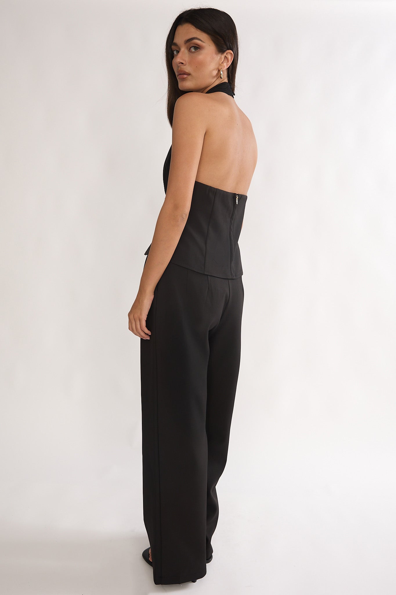 Meri Side Pocket Trouser Pants Black by Selfie Leslie Australia