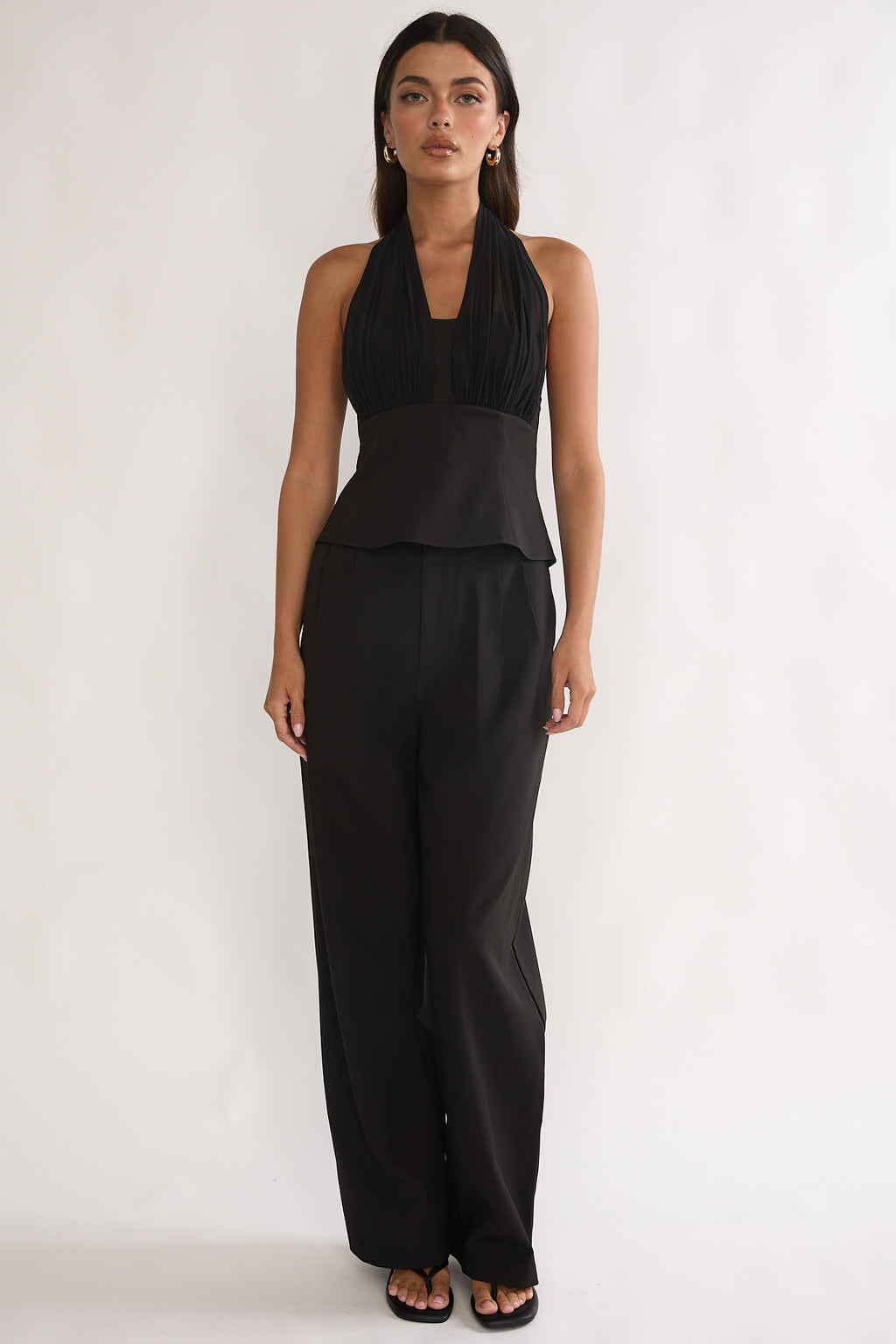 Meri Side Pocket Trouser Pants Black by Selfie Leslie Australia
