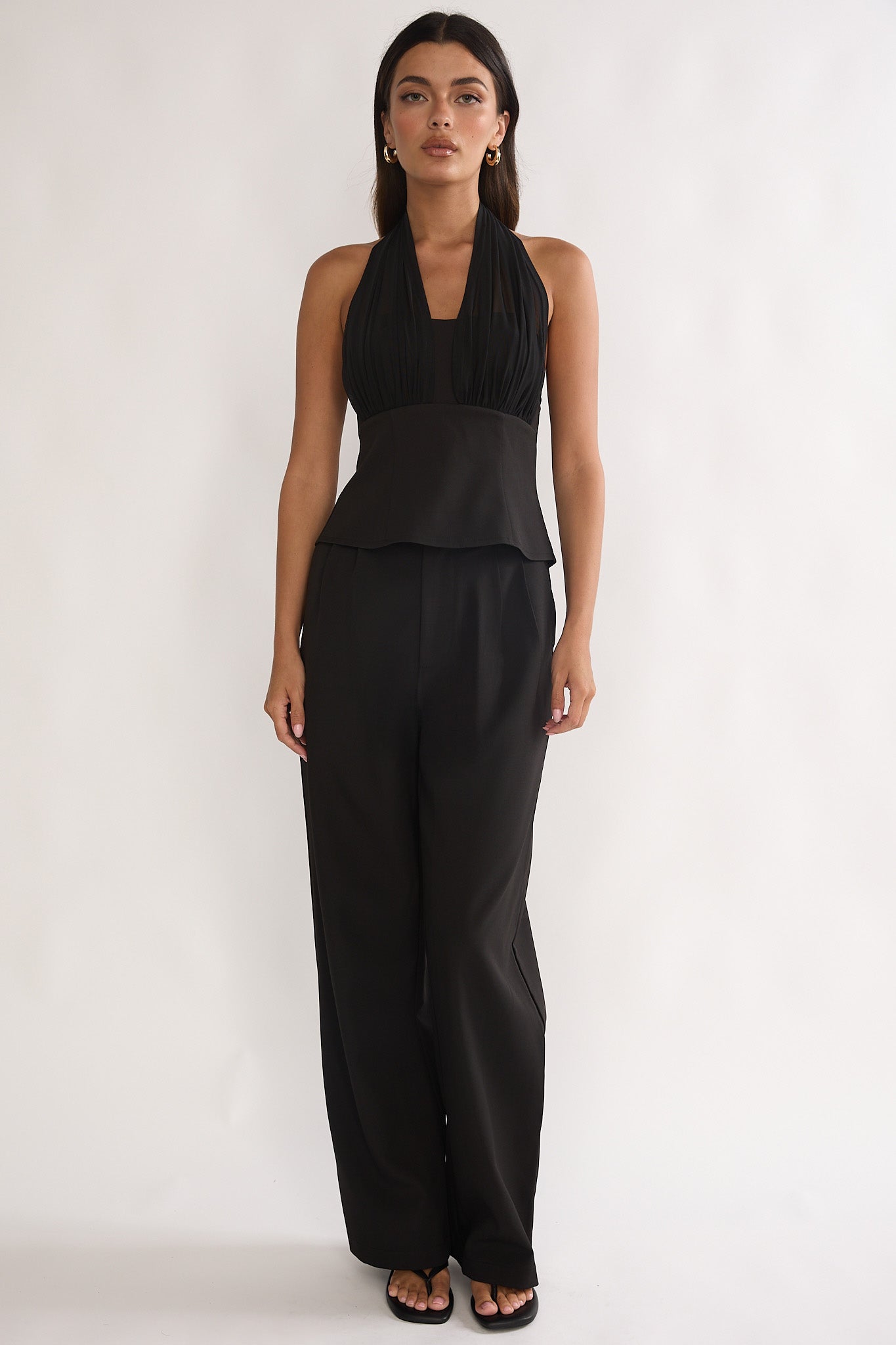 Meri Side Pocket Trouser Pants Black by Selfie Leslie Australia