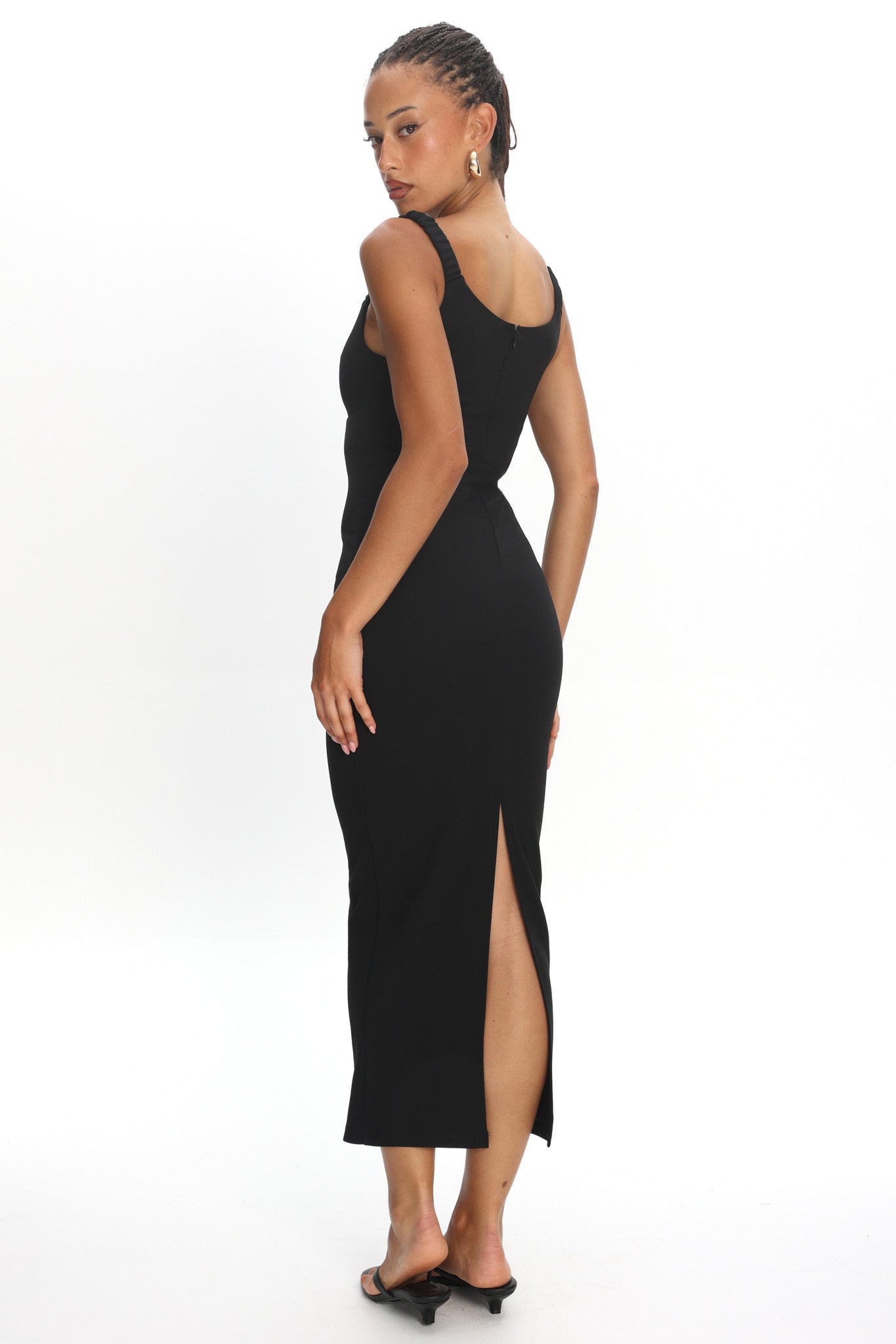 Eala Maxi Dress Black by Selfie Leslie Australia