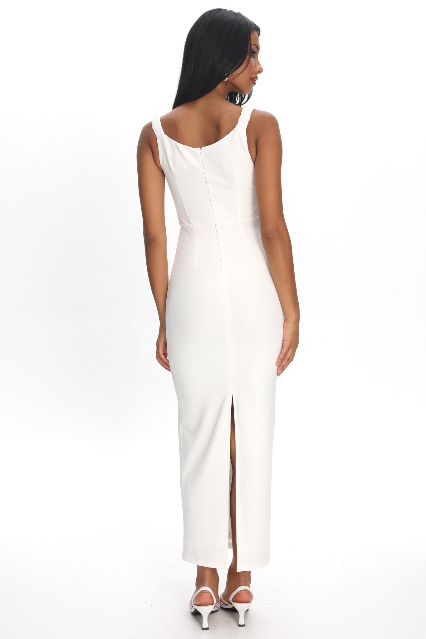 Eala Maxi Dress Off White by Selfie Leslie Australia