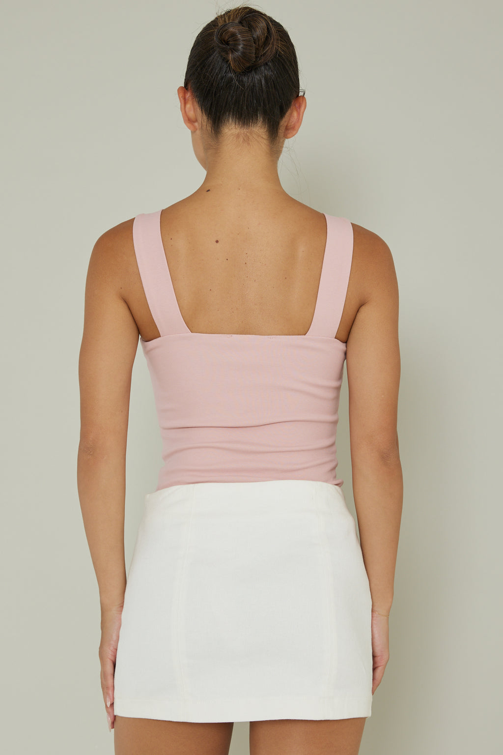 High Time Square Neckline Leotard Blush by Selfie Leslie Australia