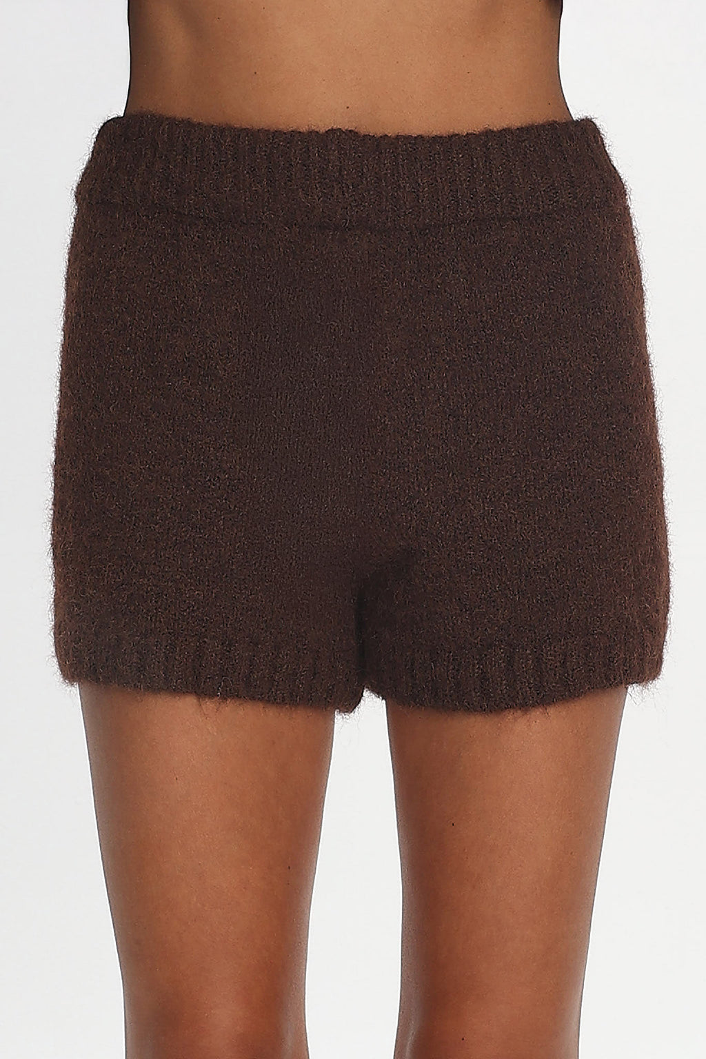Jenae Knit Shorts Chocolate by Selfie Leslie Australia