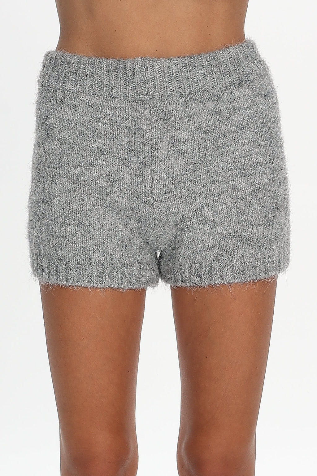 Jenae Knit Shorts Grey by Selfie Leslie Australia