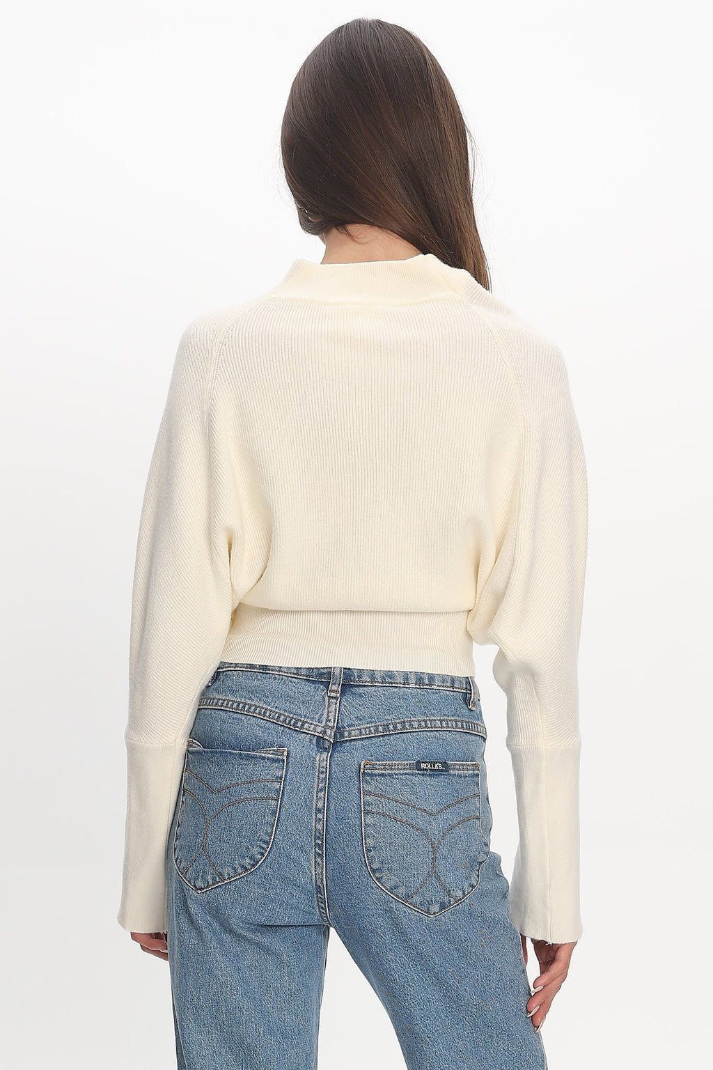 Zyah Turtleneck Knit Sweater Cream by Selfie Leslie Australia