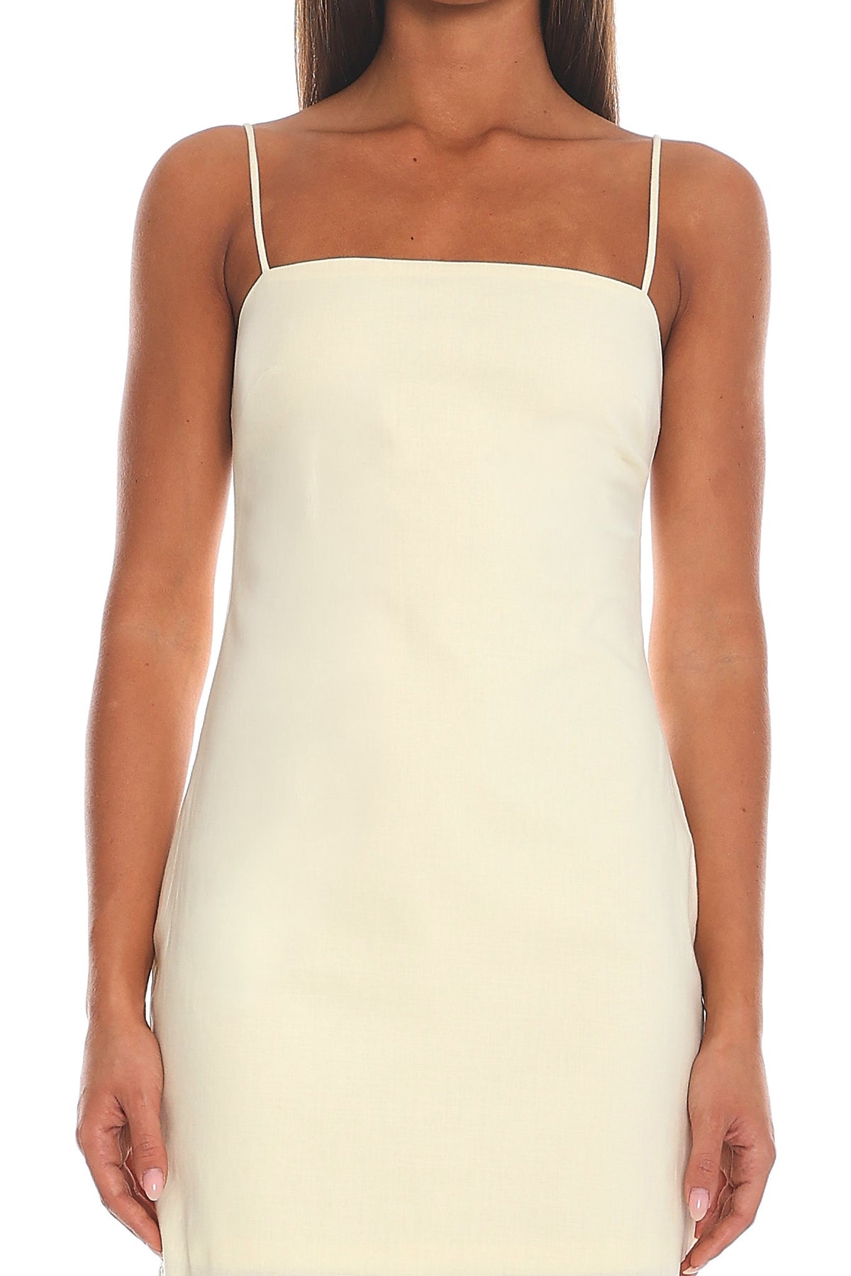 Palm Springs Fringe Hem Midi Dress Butter