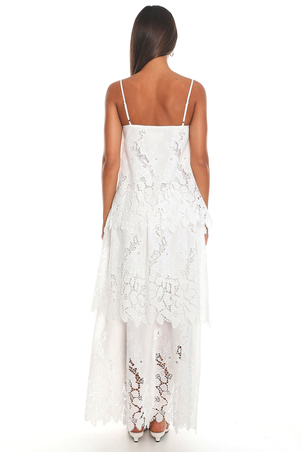 Amalfi Afternoon Tiered Maxi Dress White