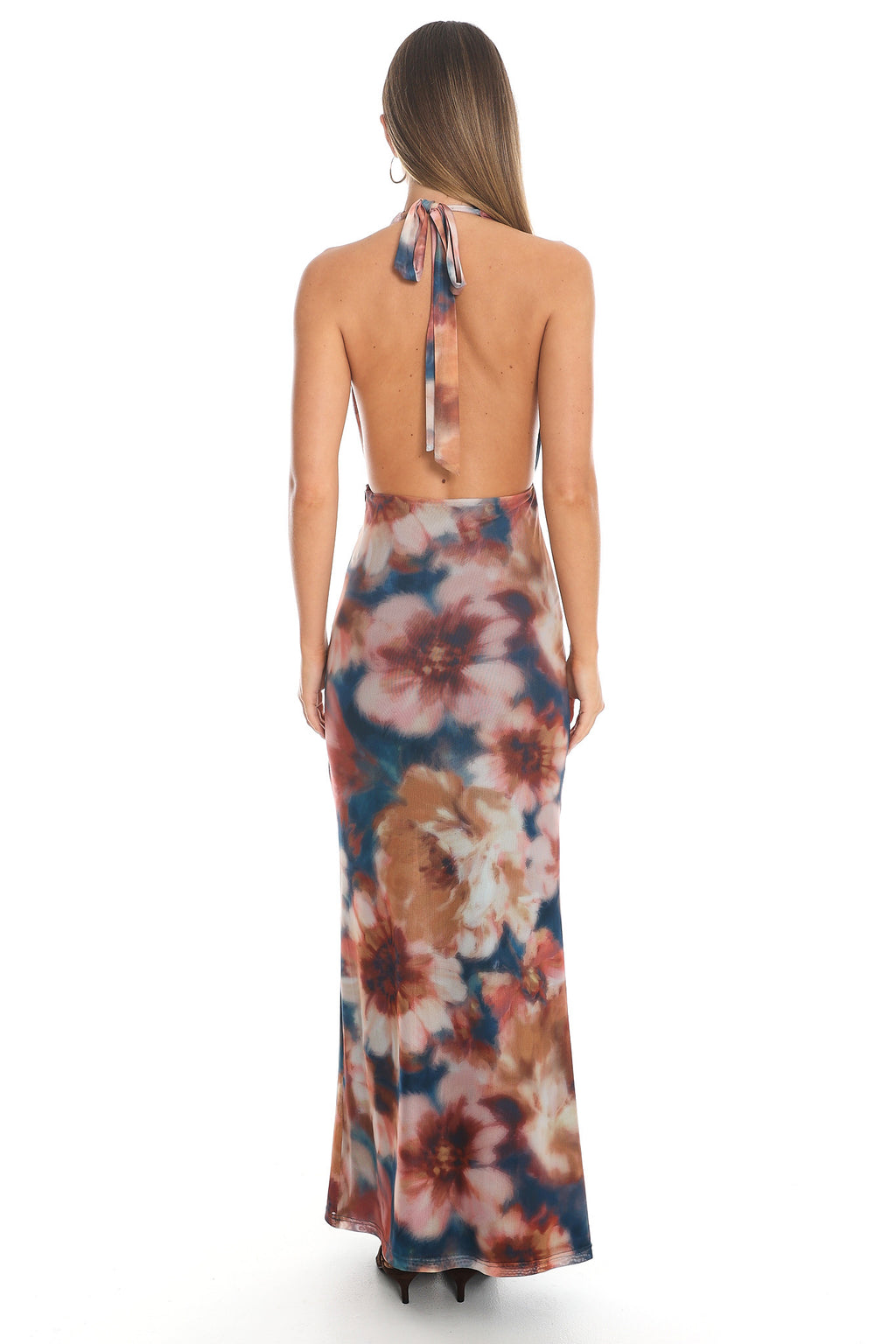 Cirella Halter Maxi Dress Teal by Selfie Leslie Australia