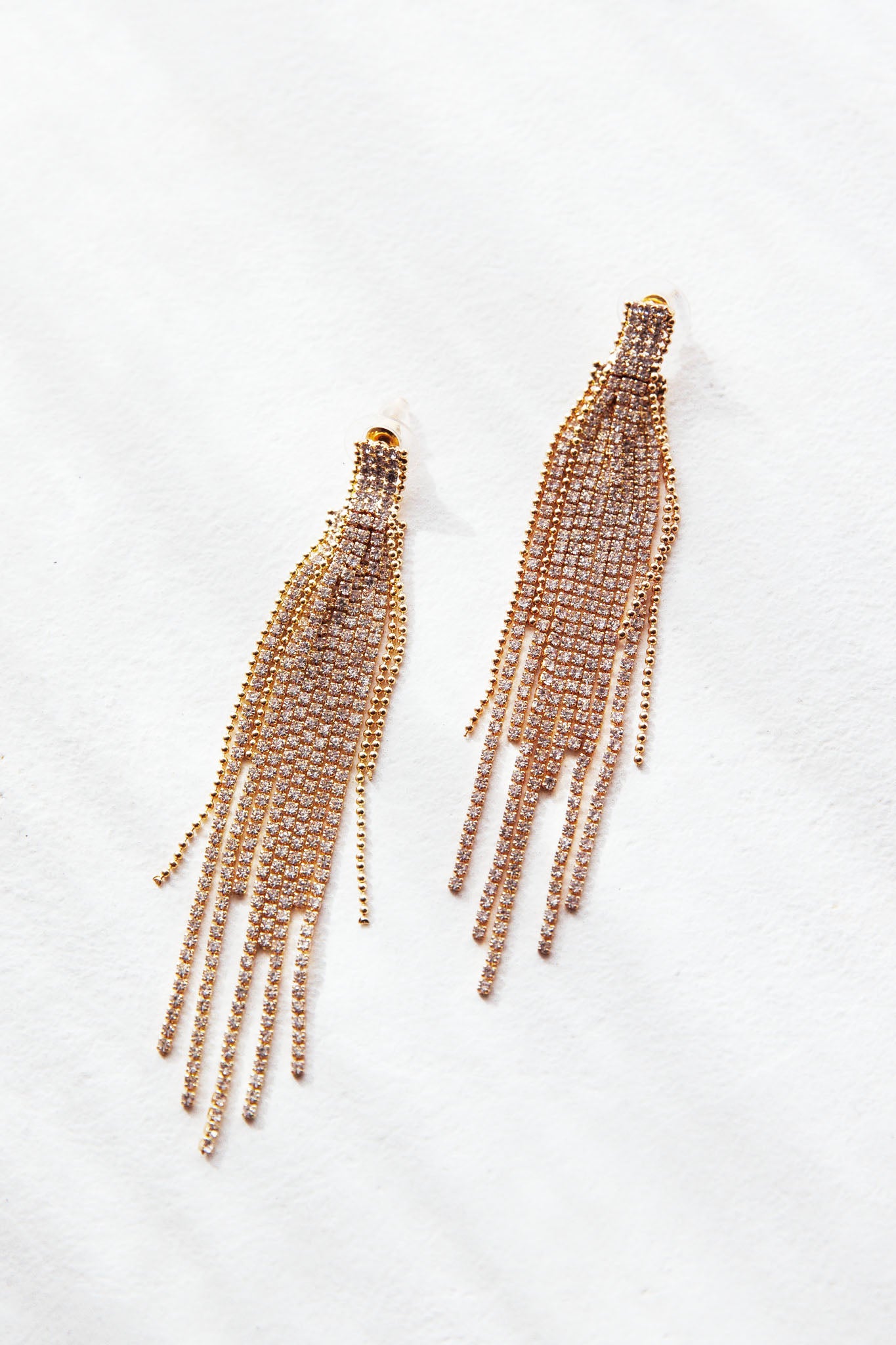 Merida Tassel Earrings Gold by Selfie Leslie Australia
