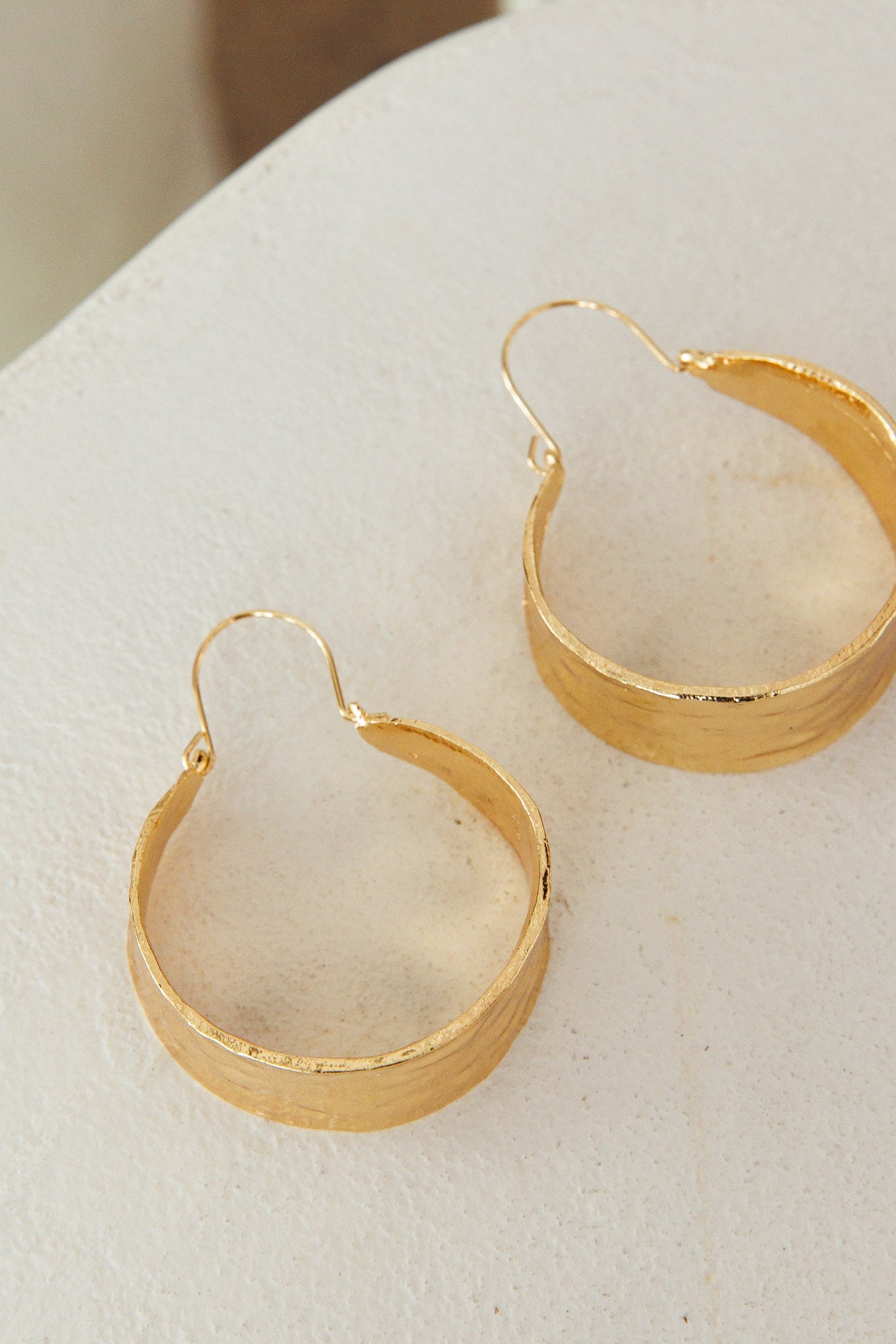 Vitality Hoop Earrings Gold by Selfie Leslie Australia