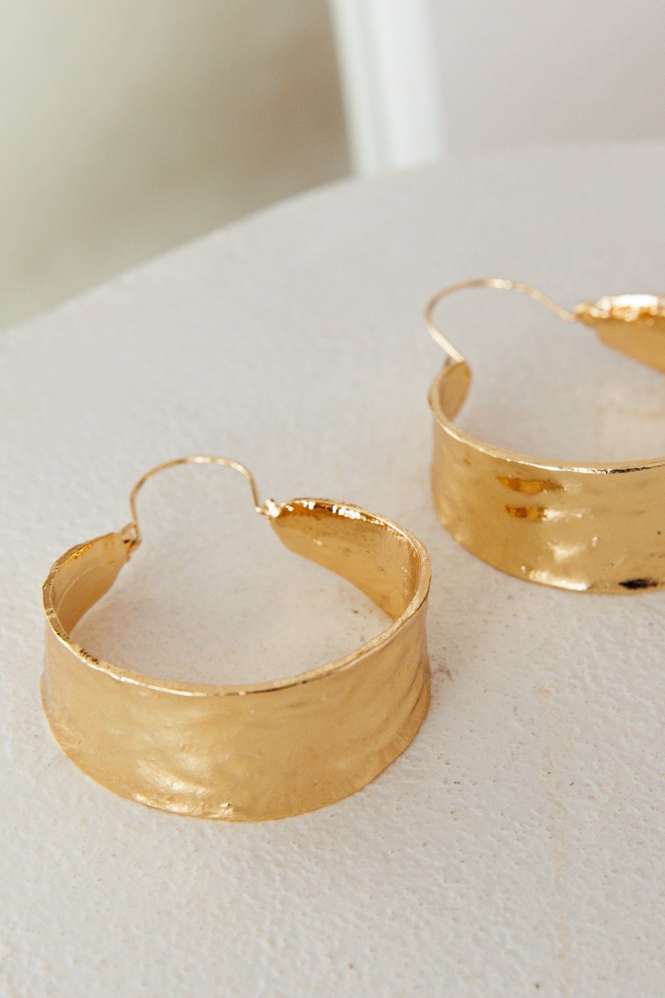 Vitality Hoop Earrings Gold by Selfie Leslie Australia