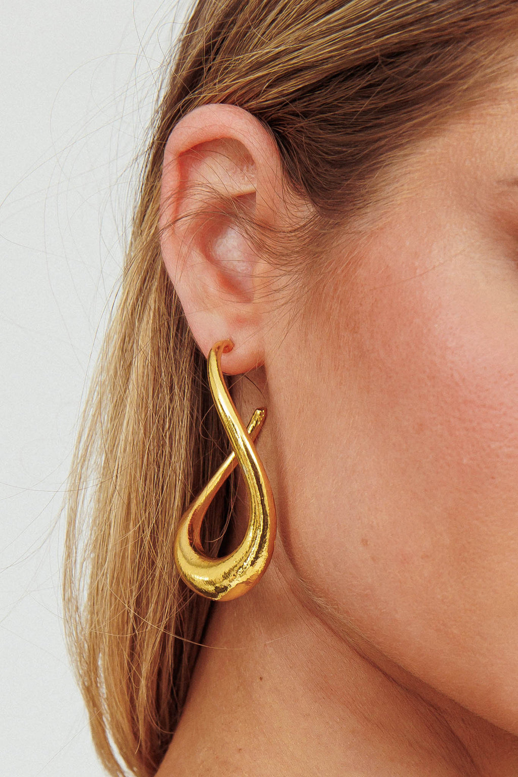 Triumph Hoop Earrings Gold by Selfie Leslie Australia