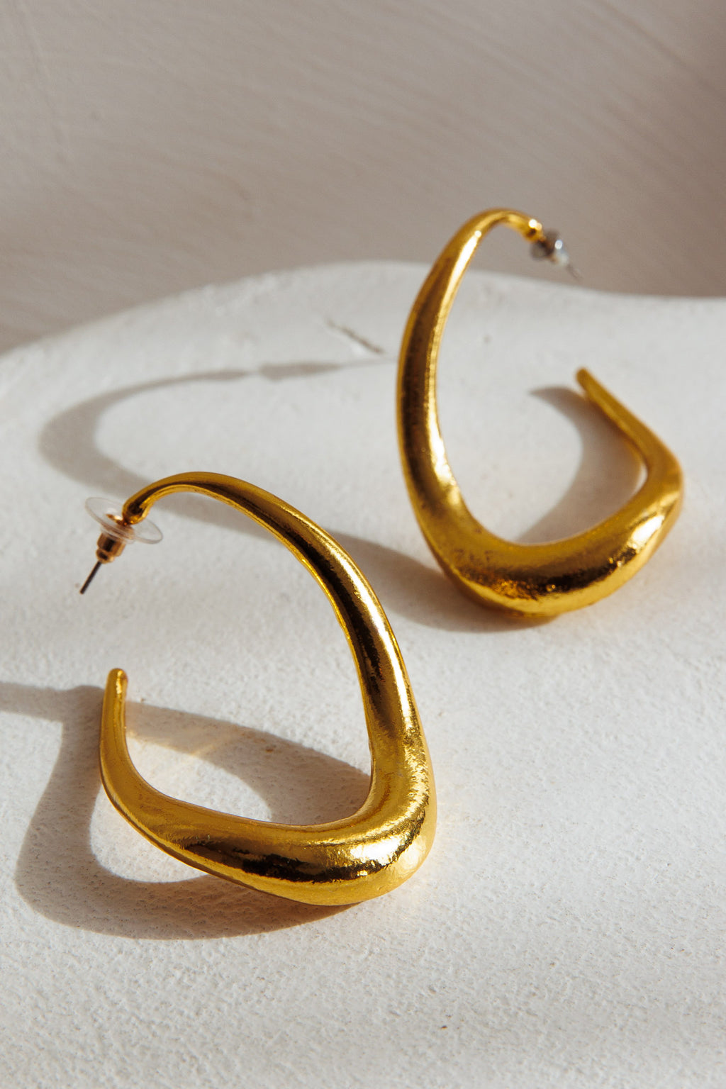 Triumph Hoop Earrings Gold by Selfie Leslie Australia
