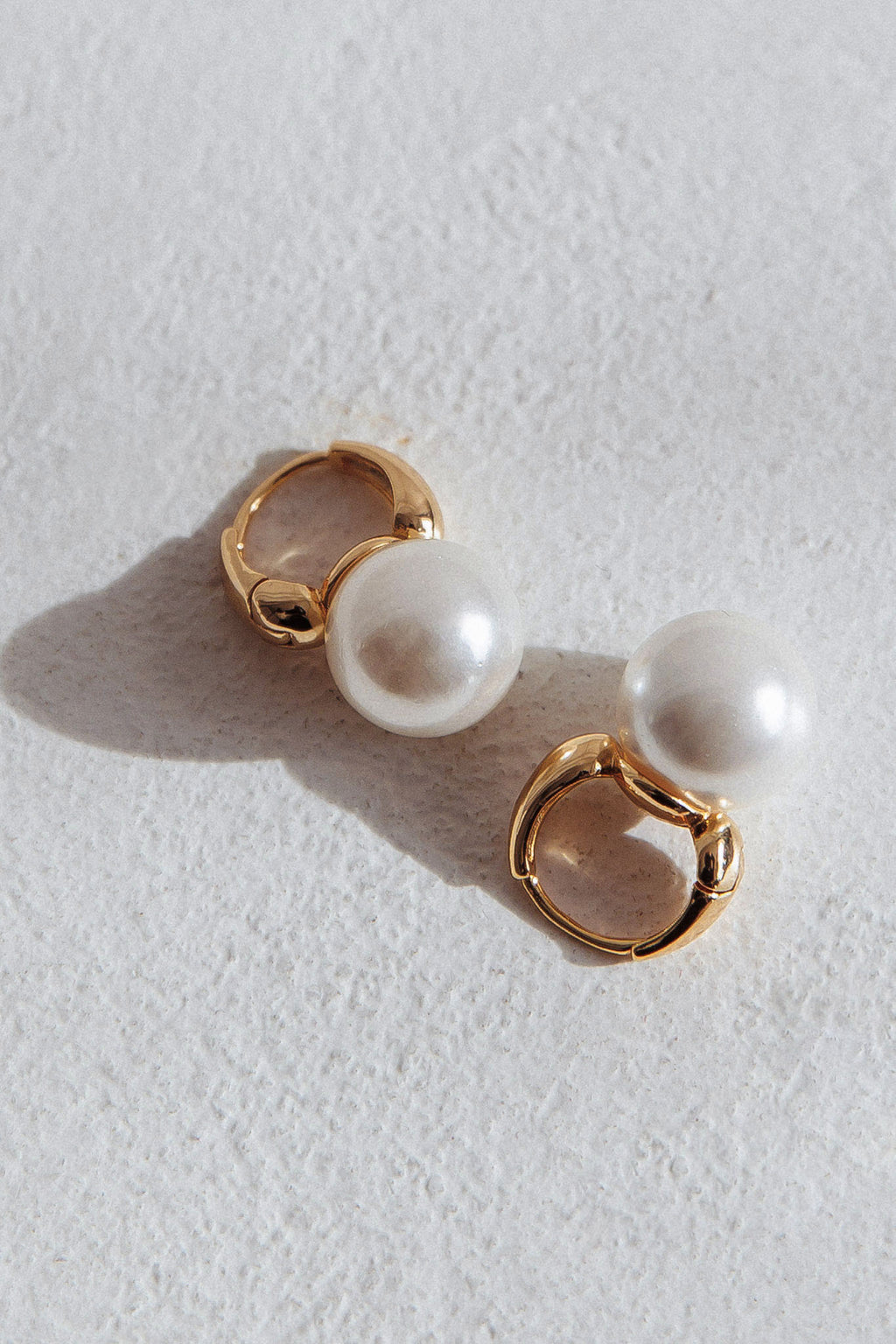 Taj Drop Pearl Earrings Gold by Selfie Leslie Australia