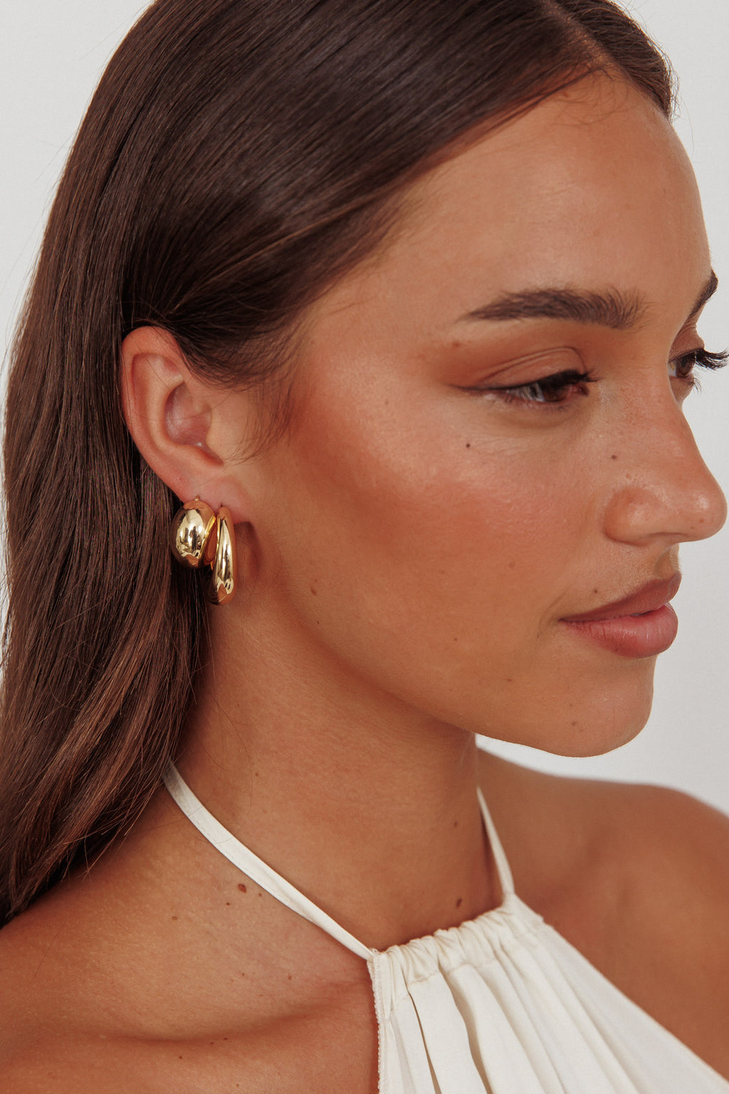 Casper Chunky Earrings Set Gold by Selfie Leslie Australia