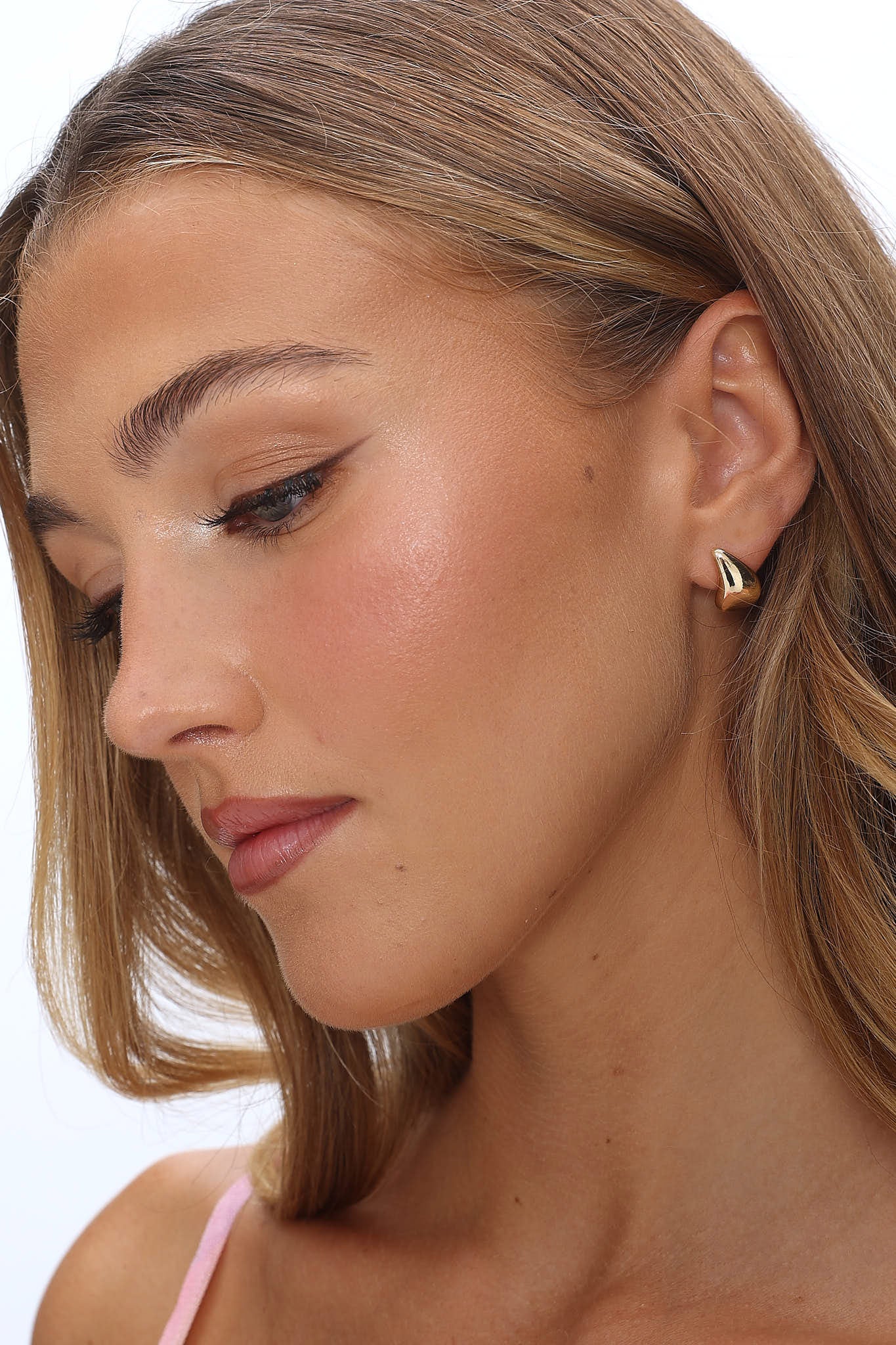 Renee Droplet Earrings Gold by Selfie Leslie Australia