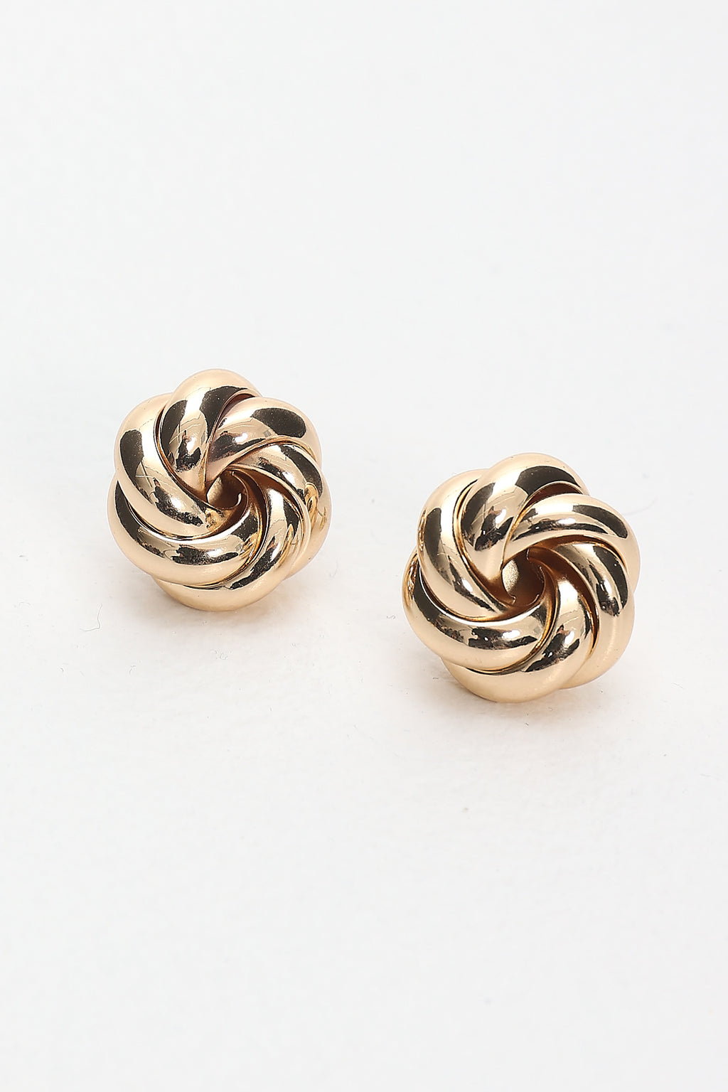 Lilibet Rope Knot Earrings Gold by Selfie Leslie Australia