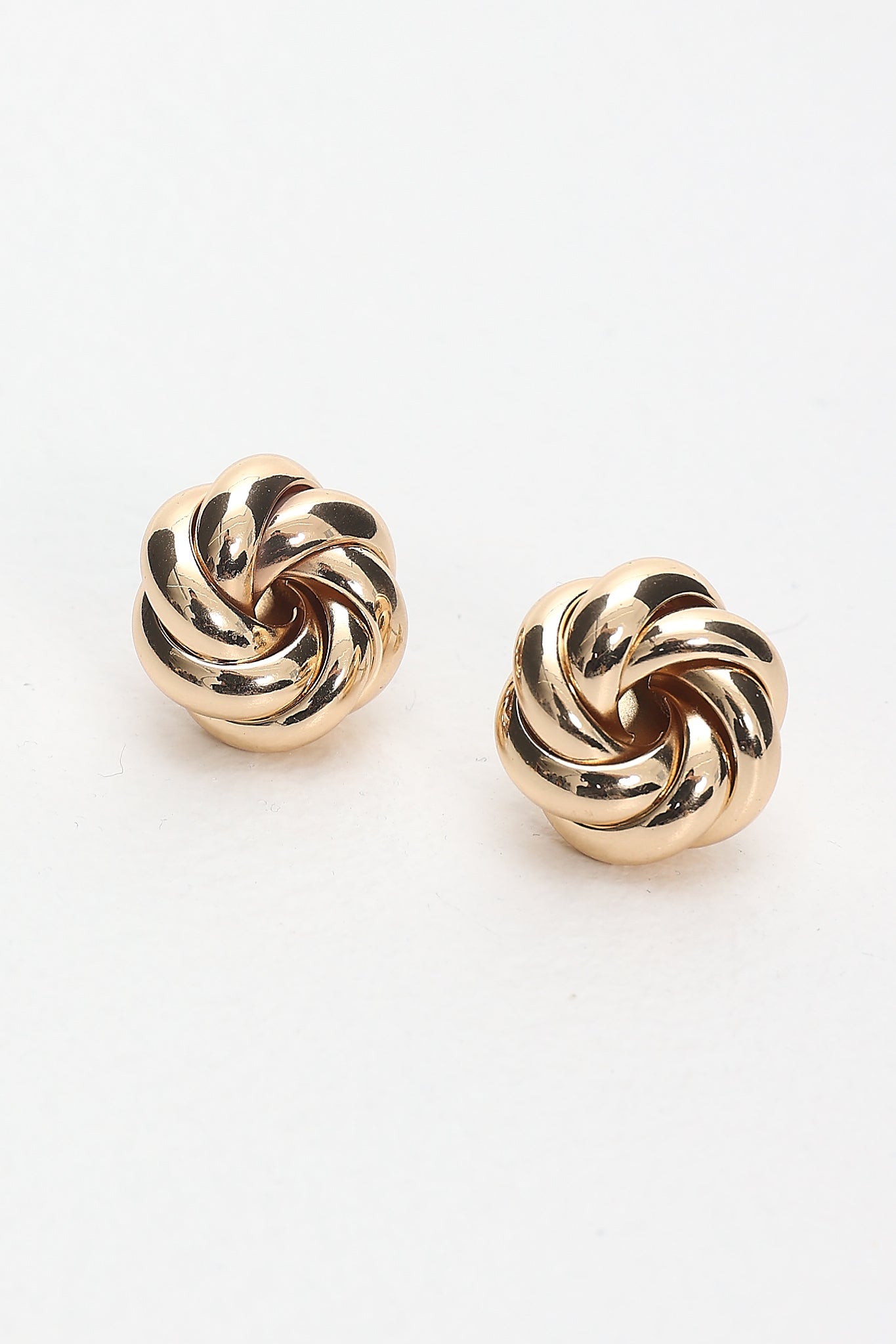 Lilibet Rope Knot Earrings Gold by Selfie Leslie Australia