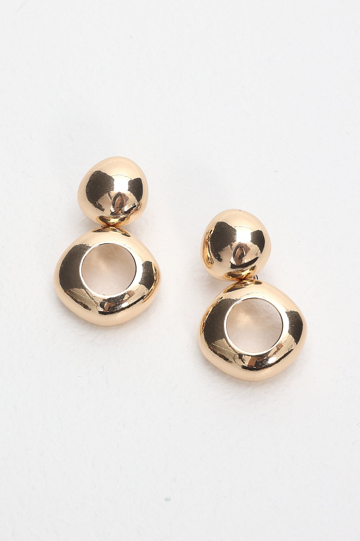 Hilary Drop Earrings Gold by Selfie Leslie Australia
