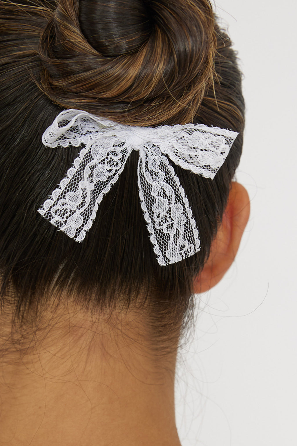Penny Lace Bow Hairpin White by Selfie Leslie Australia